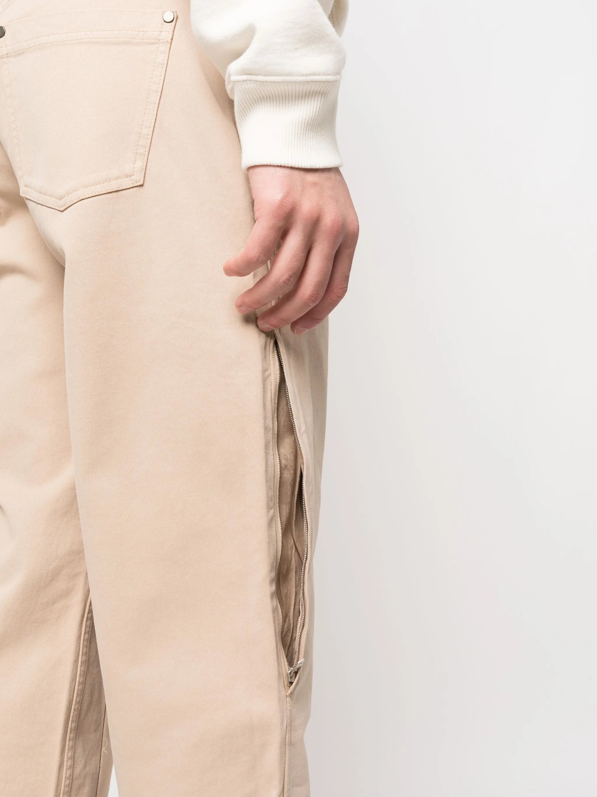 straight-leg utility trousers