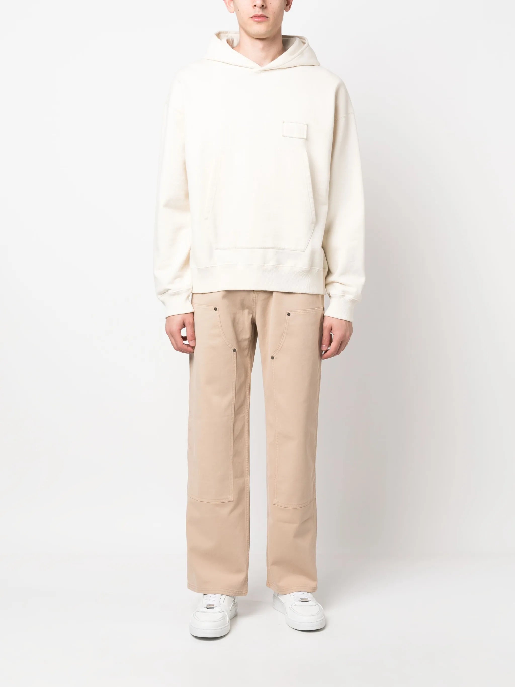 straight-leg utility trousers