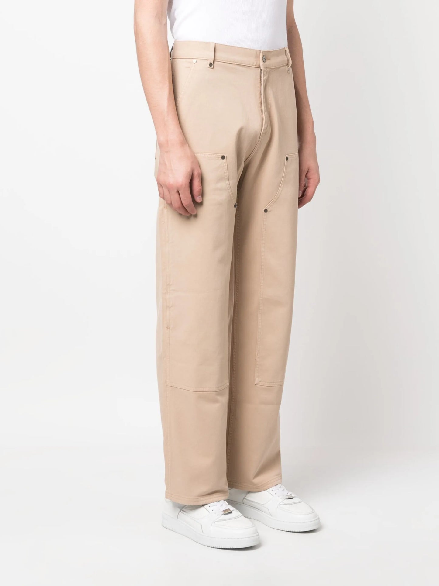 straight-leg utility trousers
