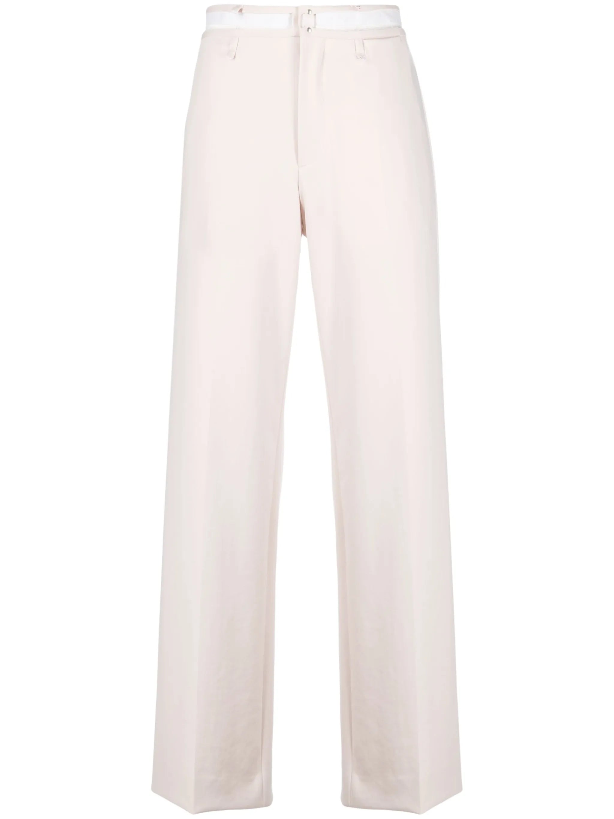 Deconstructed tailored trousers