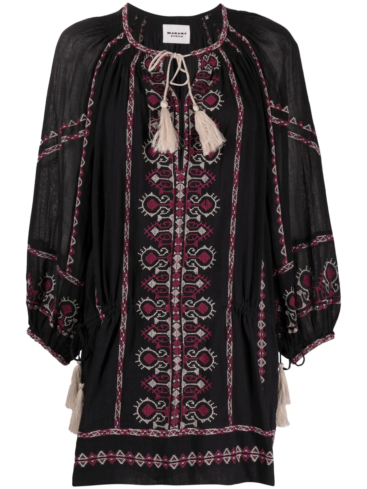 Parsley embroidered dress