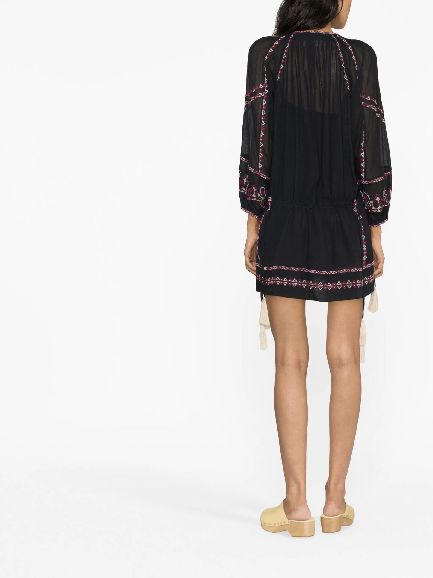 Parsley embroidered dress