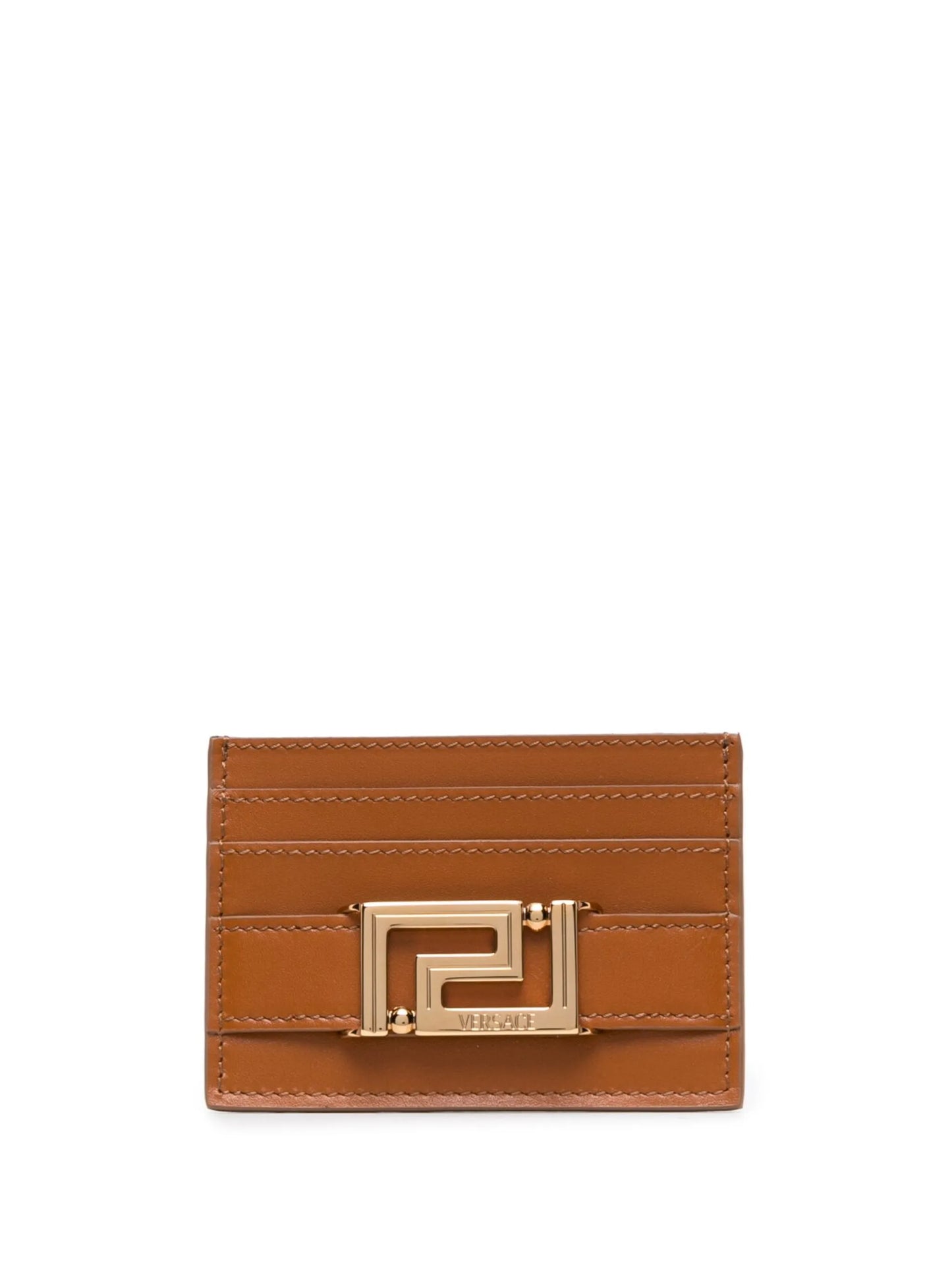 Greca Goddess leather cardholder