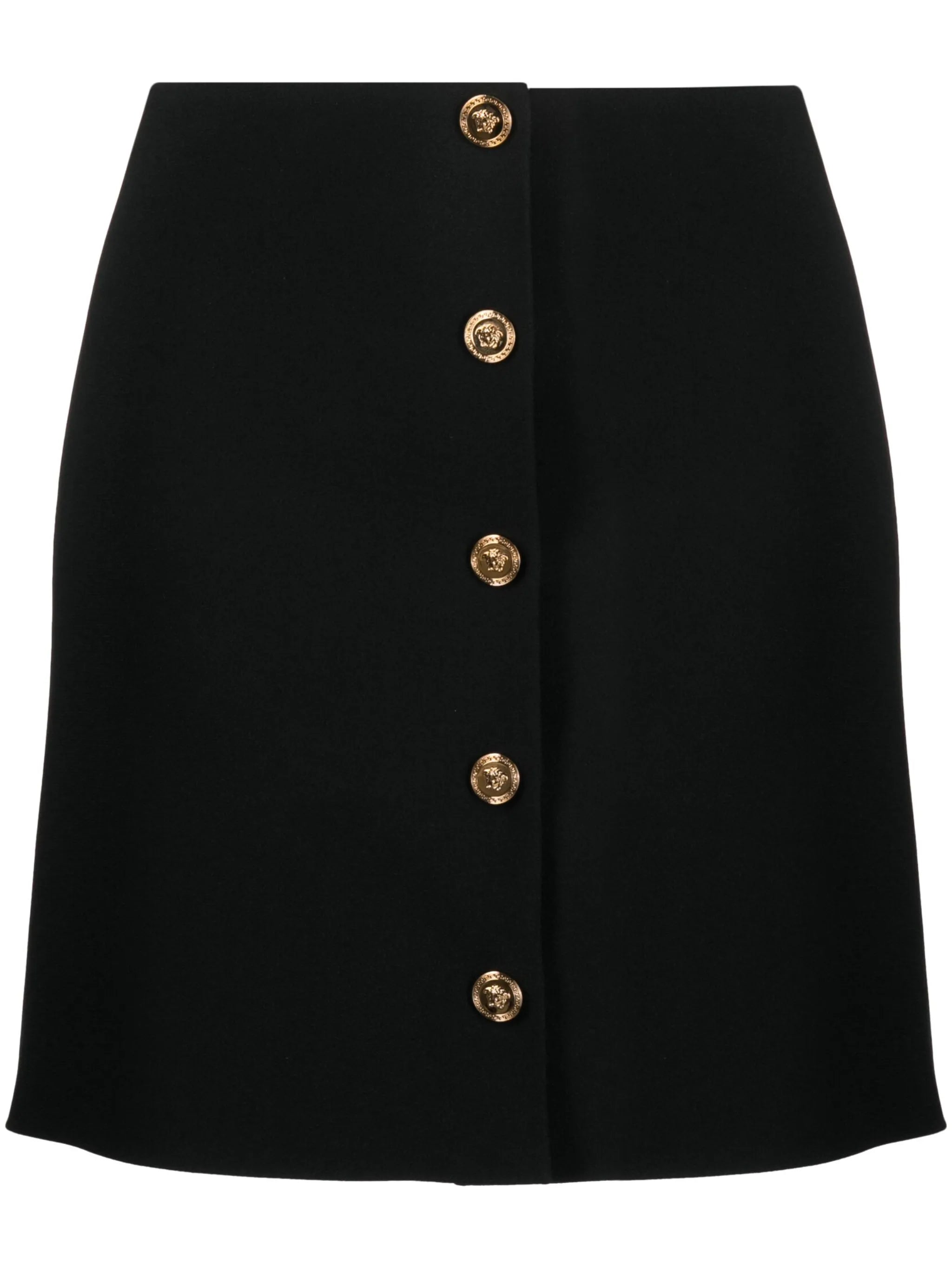 Medusa crêpe miniskirt