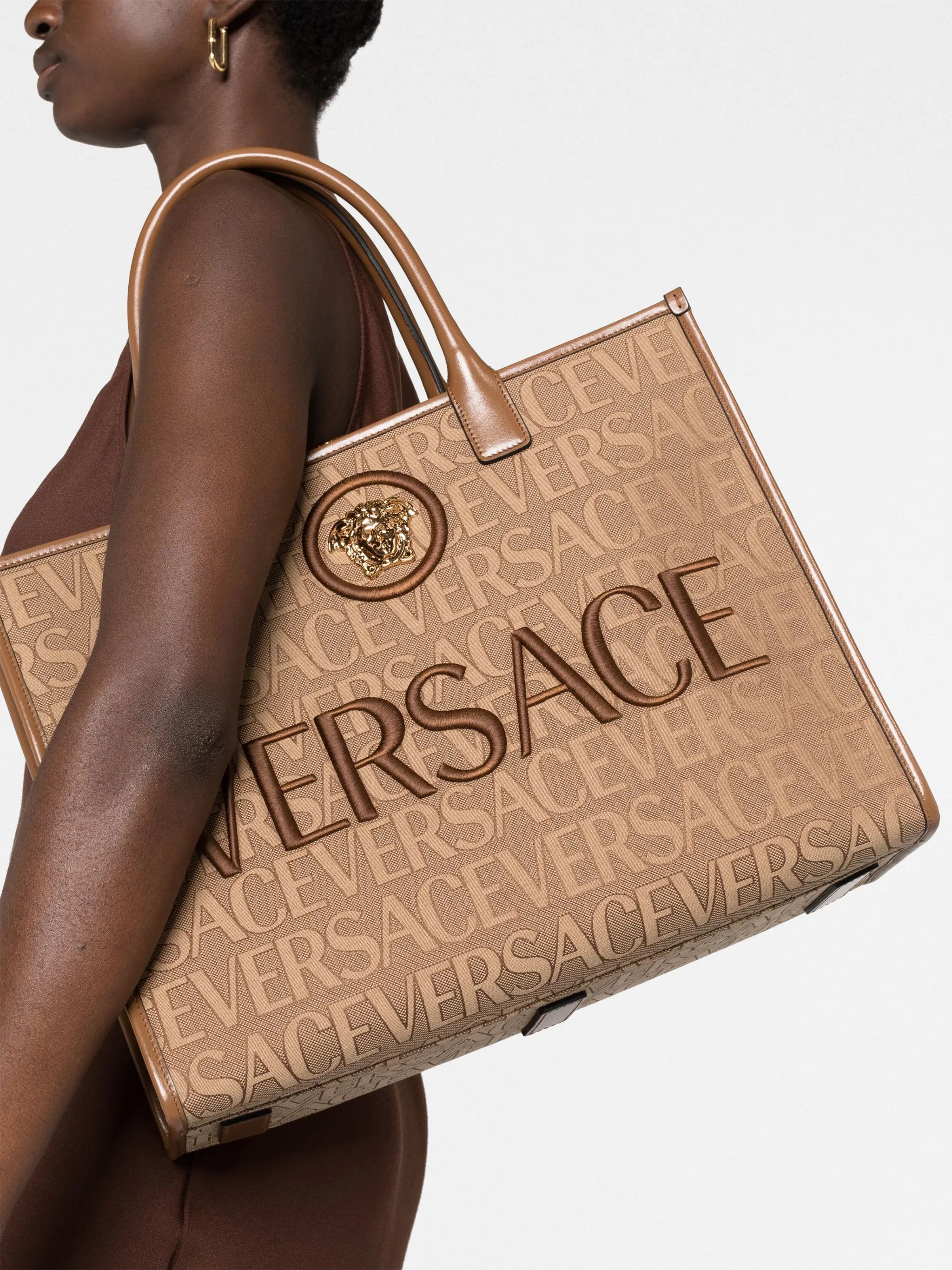 large Versace Allover tote bag
