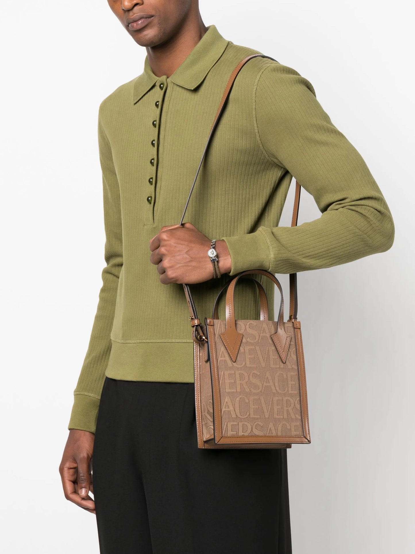 Versace Allover crossbody bag