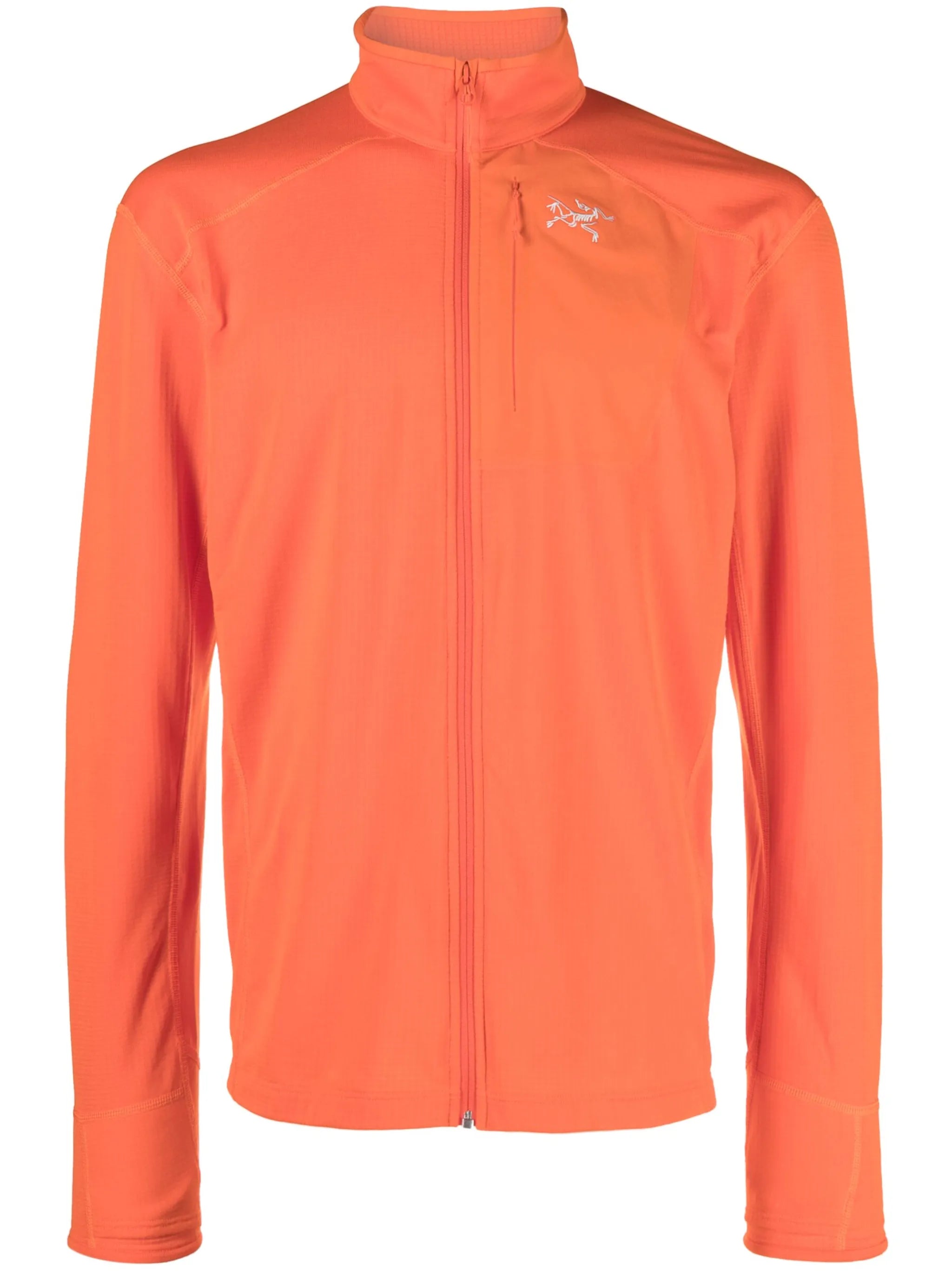 Delta high-neck zip-up jacket