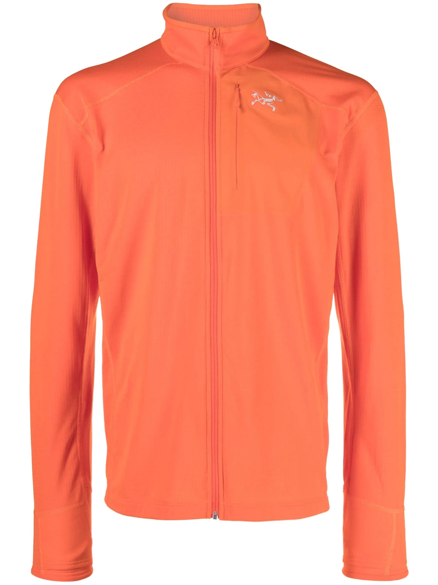 Delta high-neck zip-up jacket