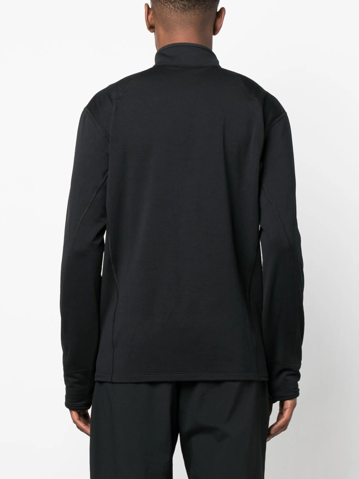 Delta high-neck zip-up jacket