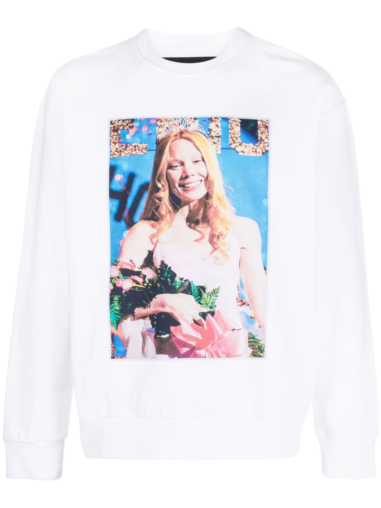 Carrie graphic-print cotton sweatshirt