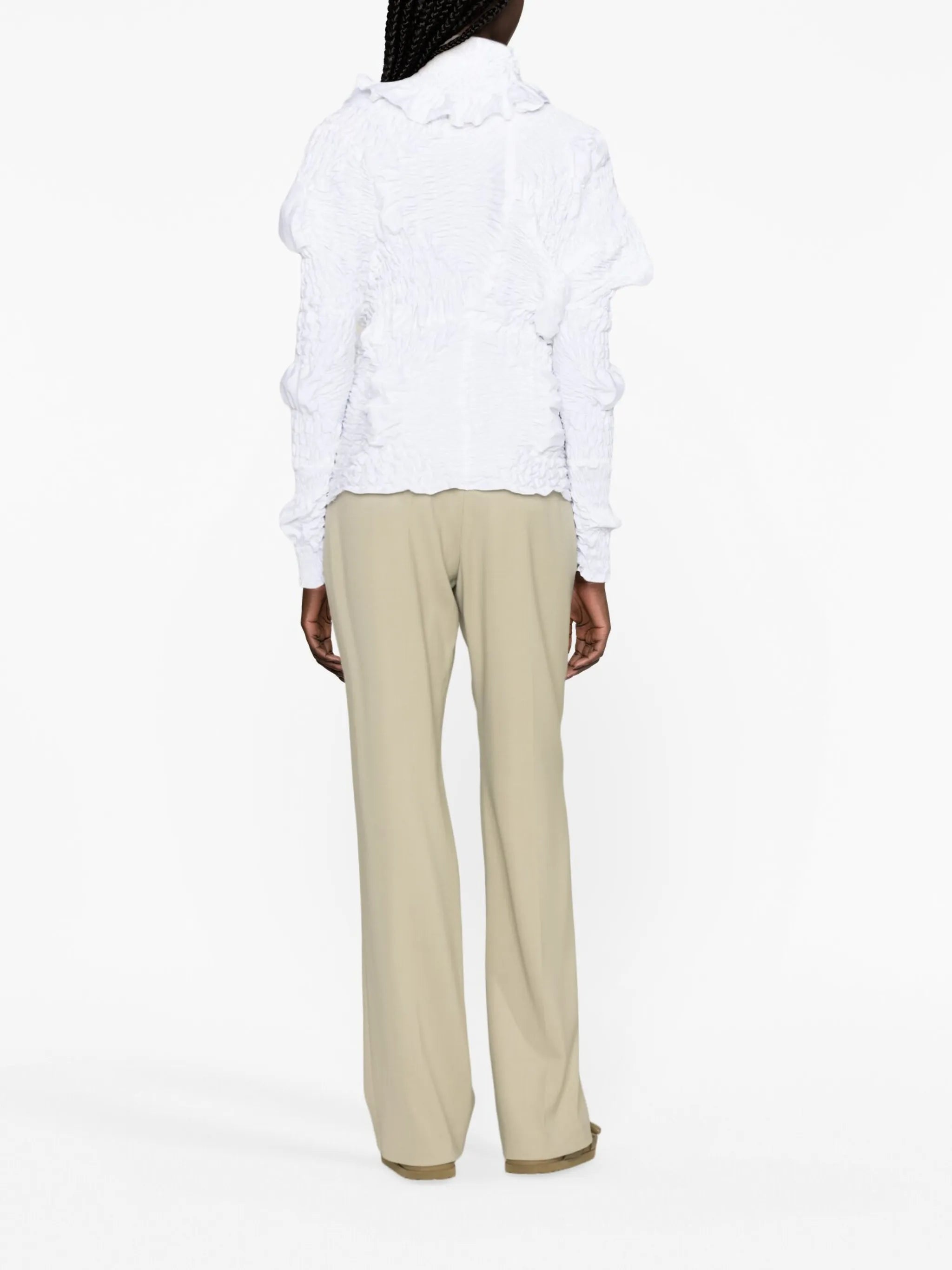 Classic Twist smocked blouse