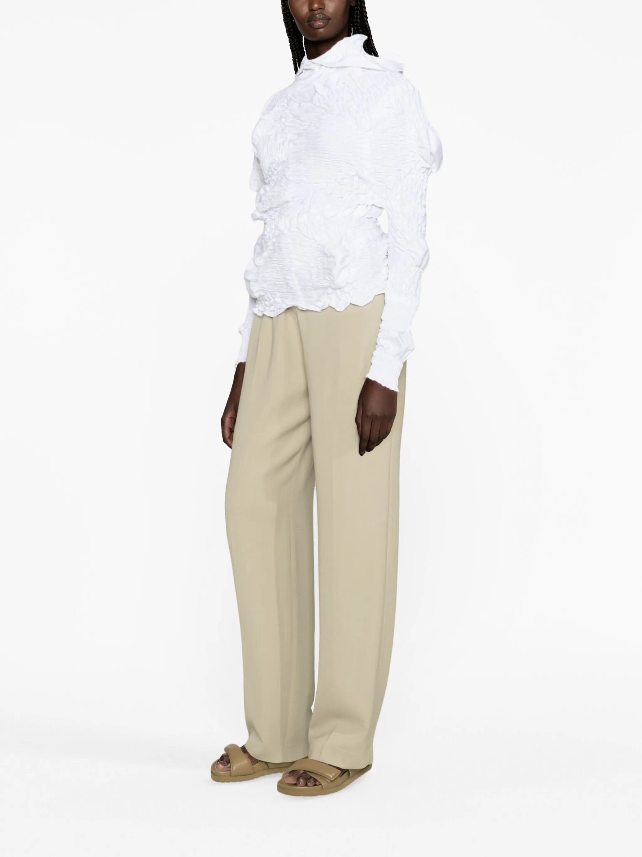 Classic Twist smocked blouse
