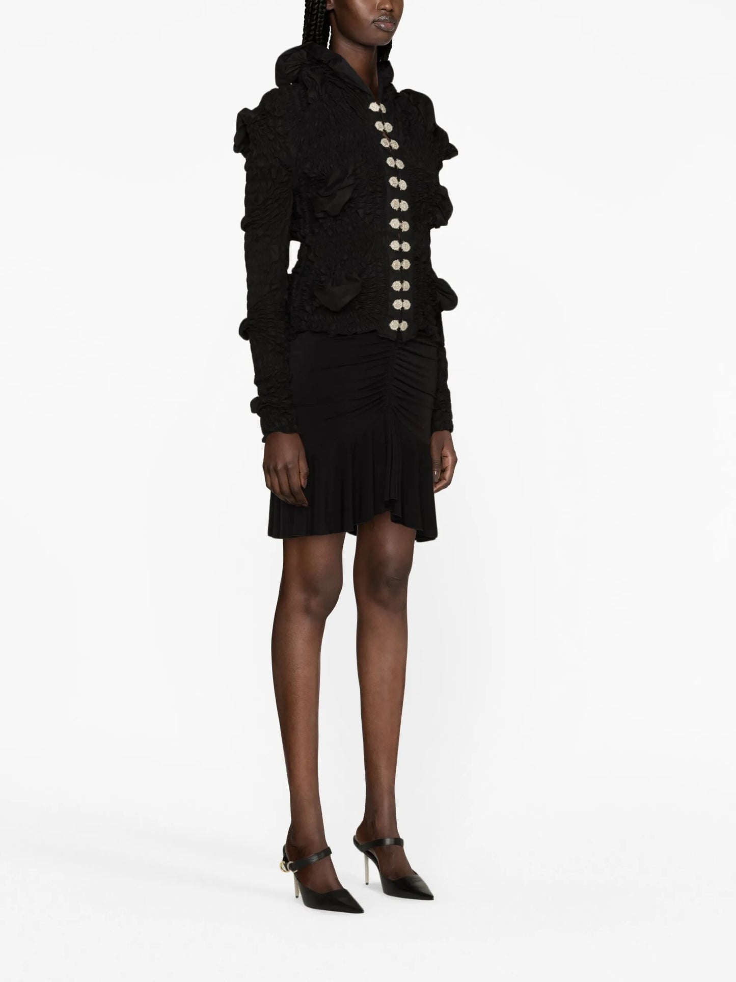 Armour smocked cotton shirt