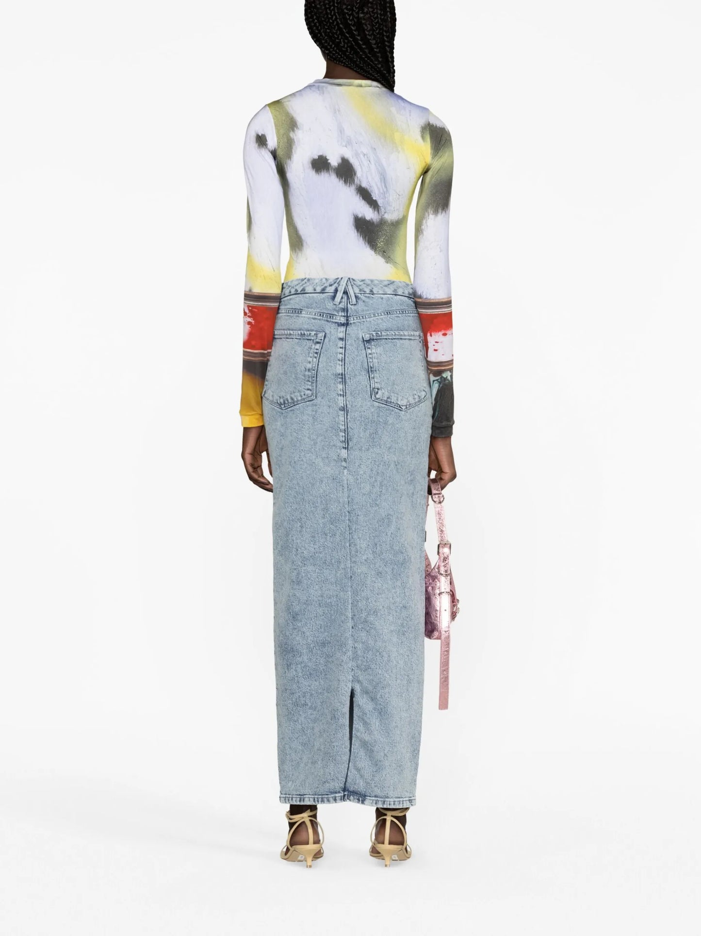 Scales graphic-print top