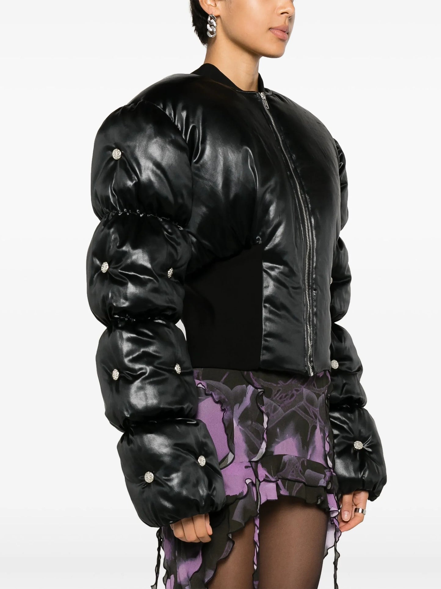 Escargot puffer jacket