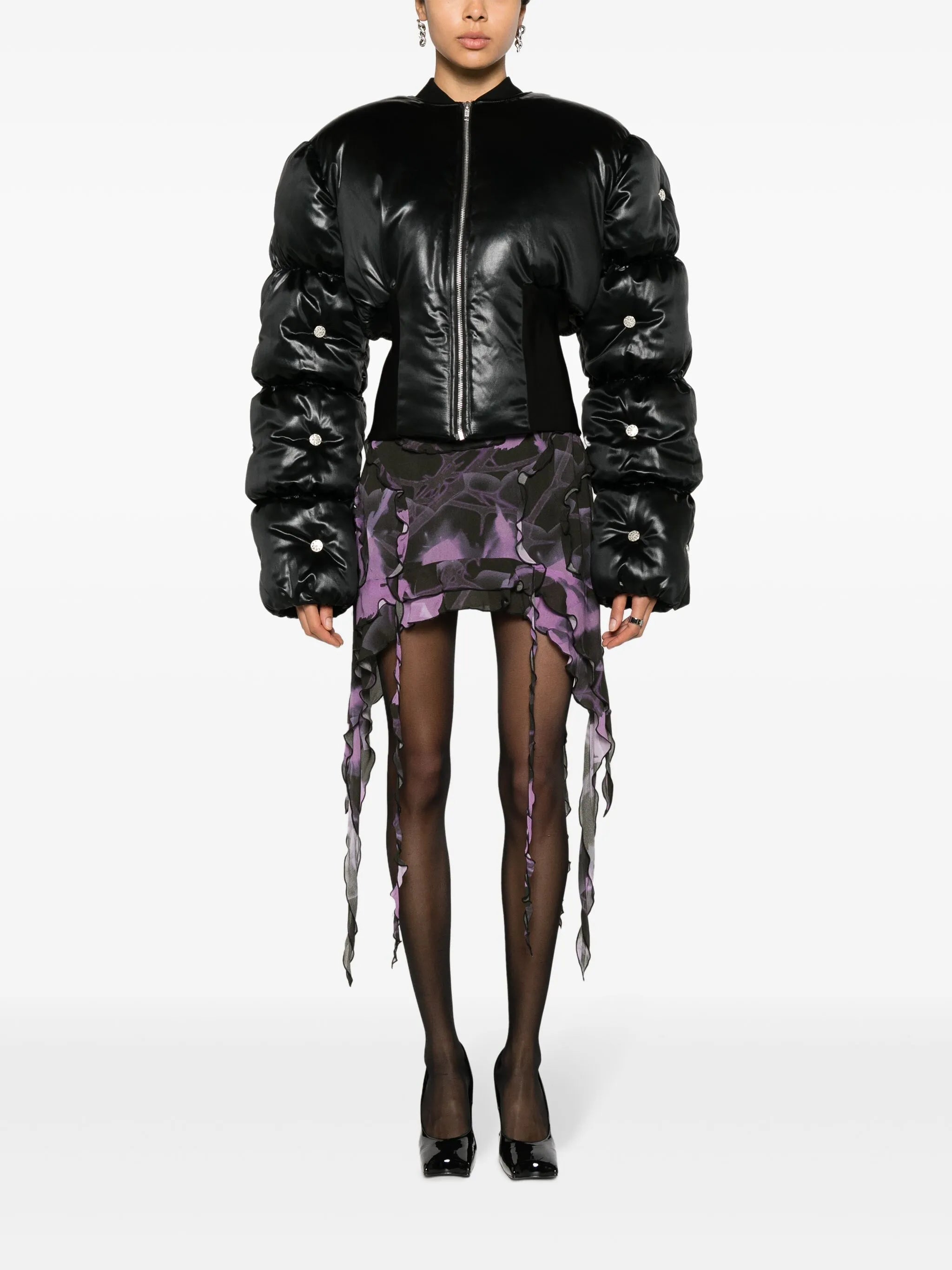 Escargot puffer jacket