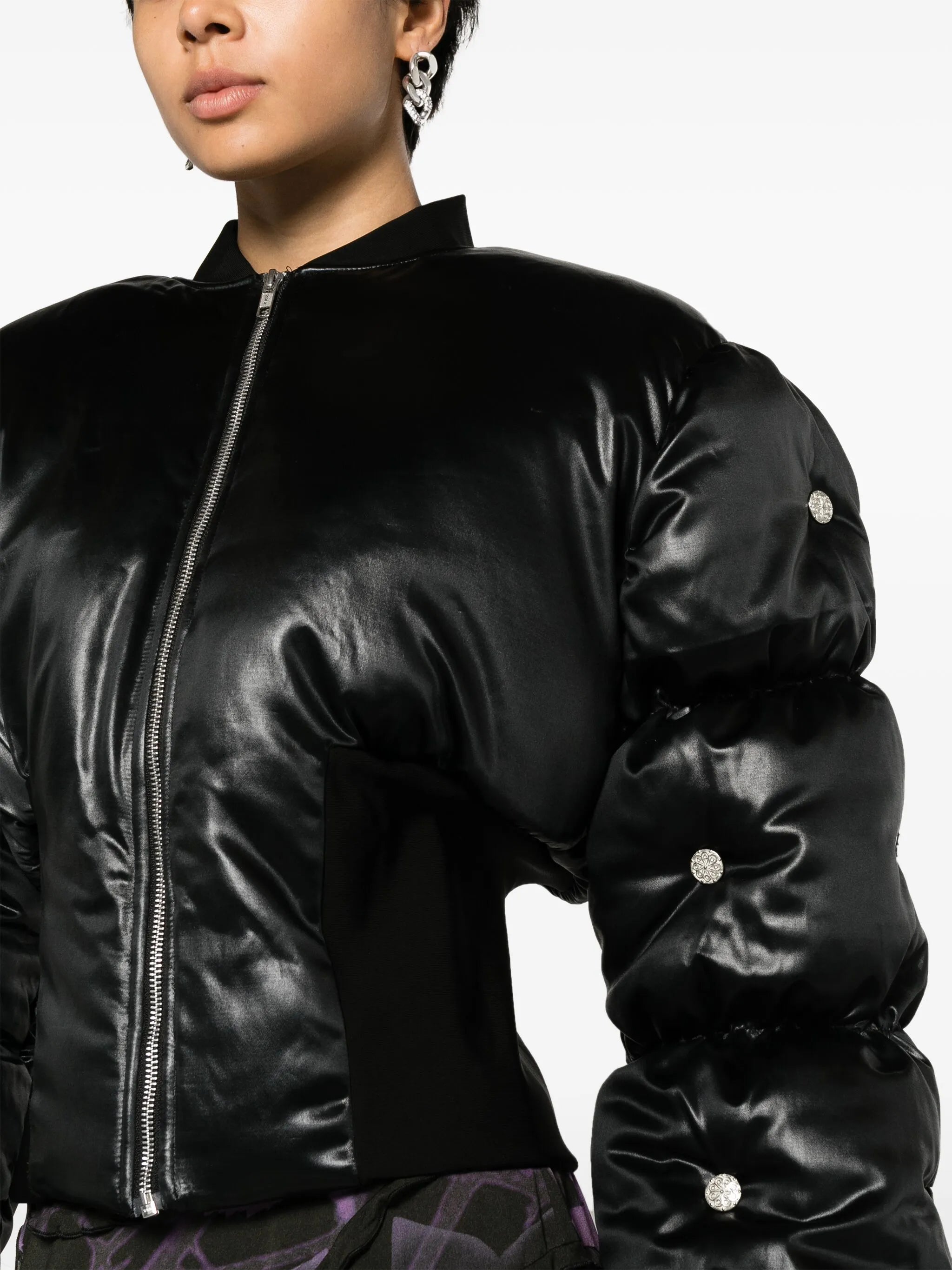 Escargot puffer jacket