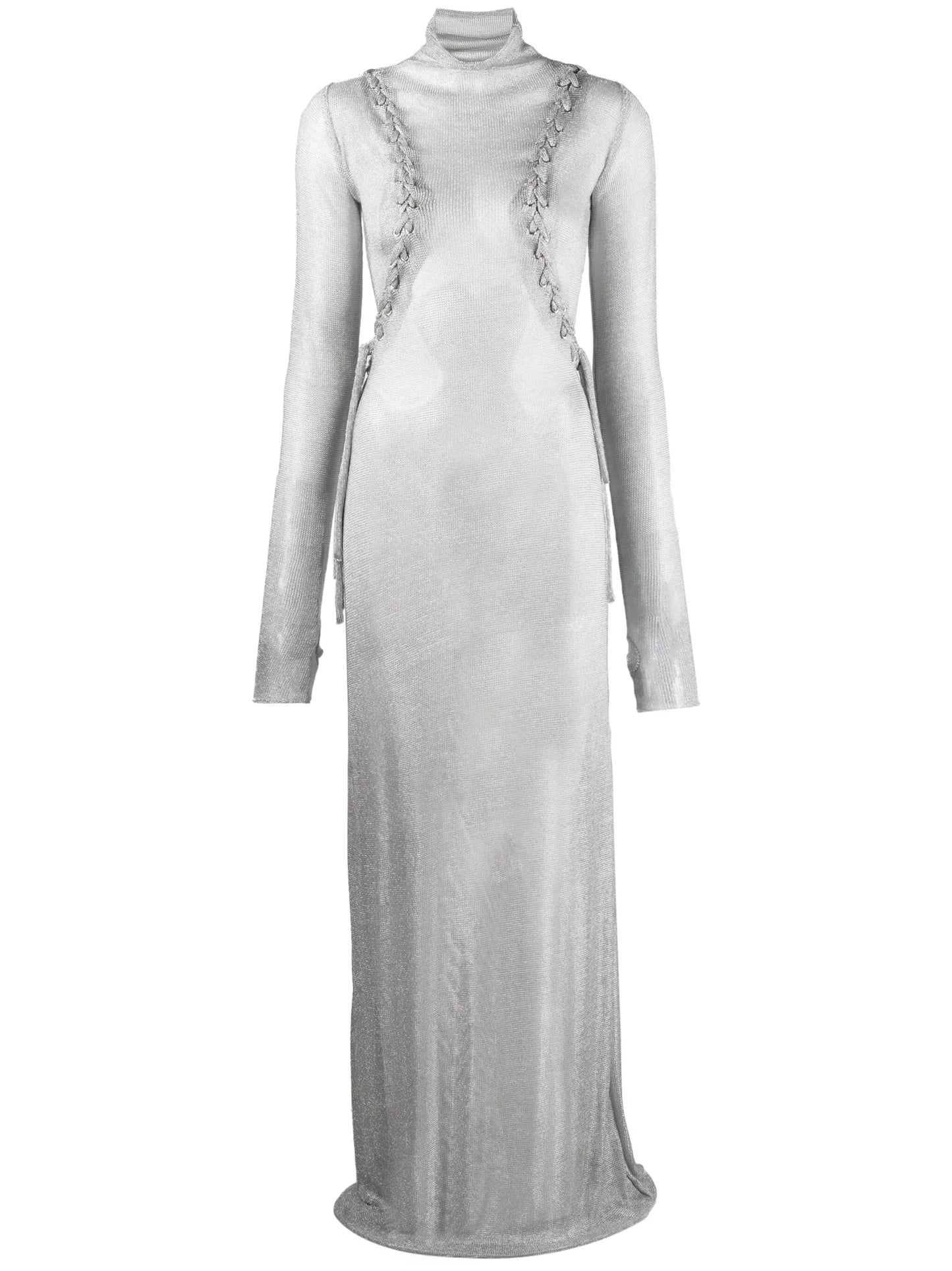 Armour fine-knit maxi dress