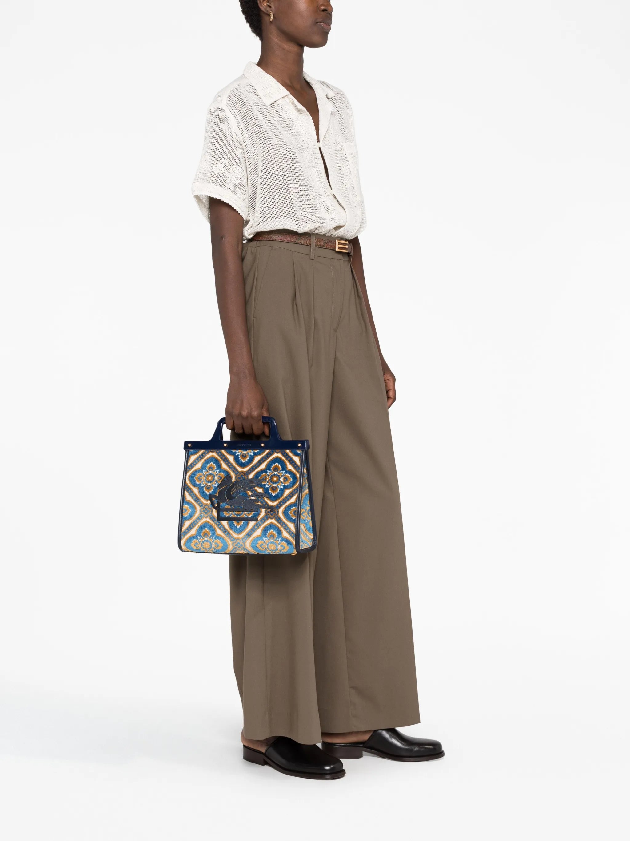 small Love Trotter jacquard tote bag
