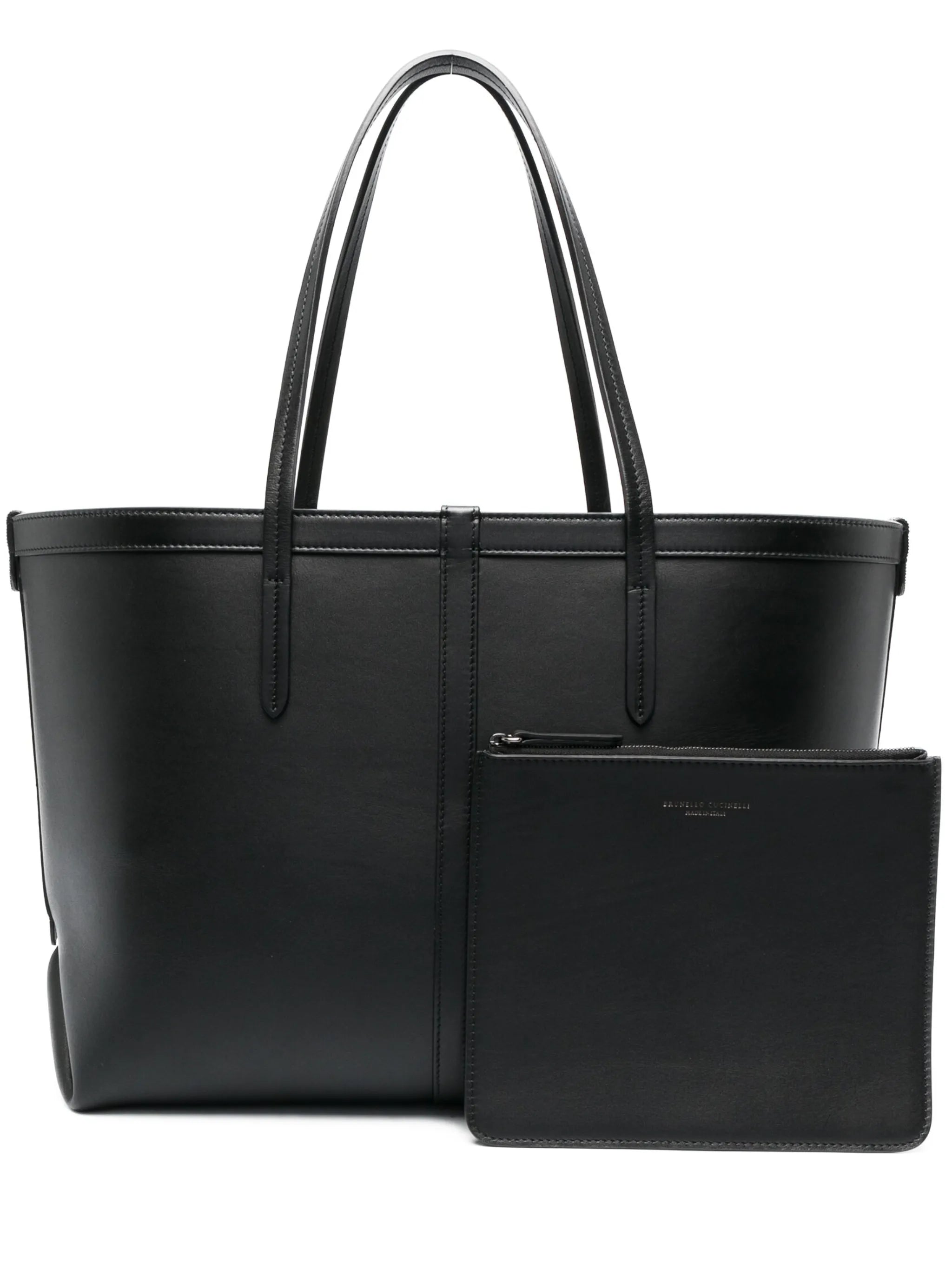 large panelled tote bag