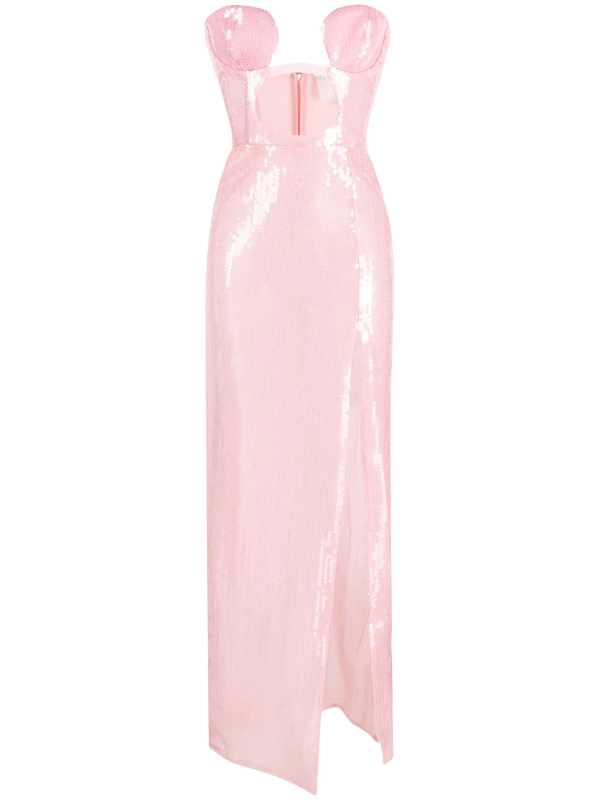 cutout sequinned maxi dress