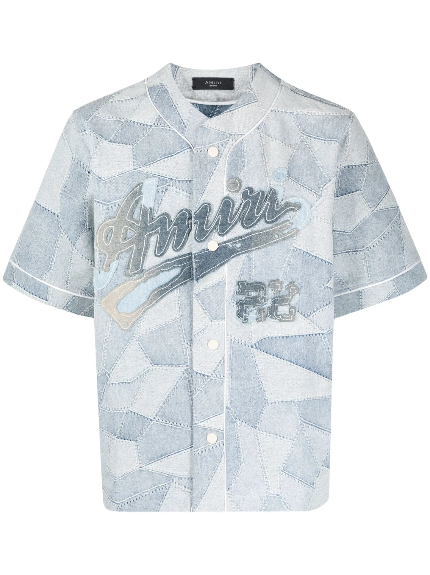 patchwork baseball shirt