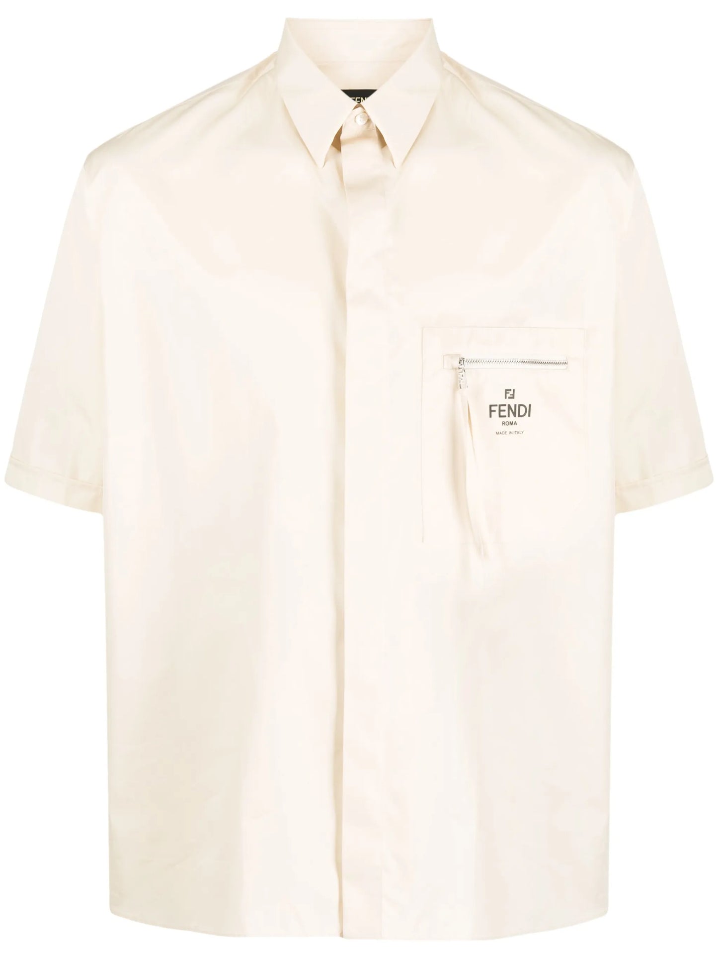 short-sleeve cotton shirt