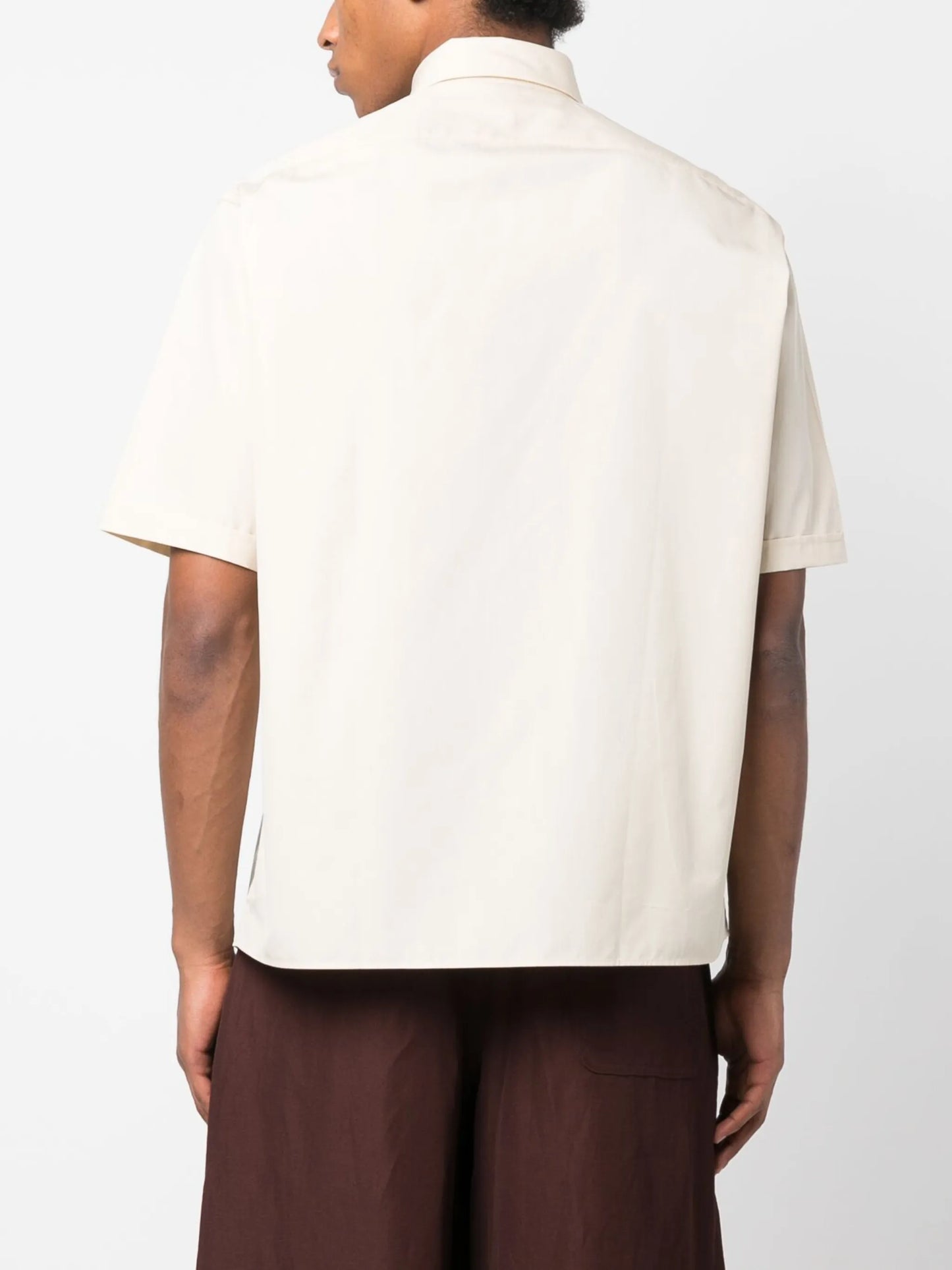 short-sleeve cotton shirt