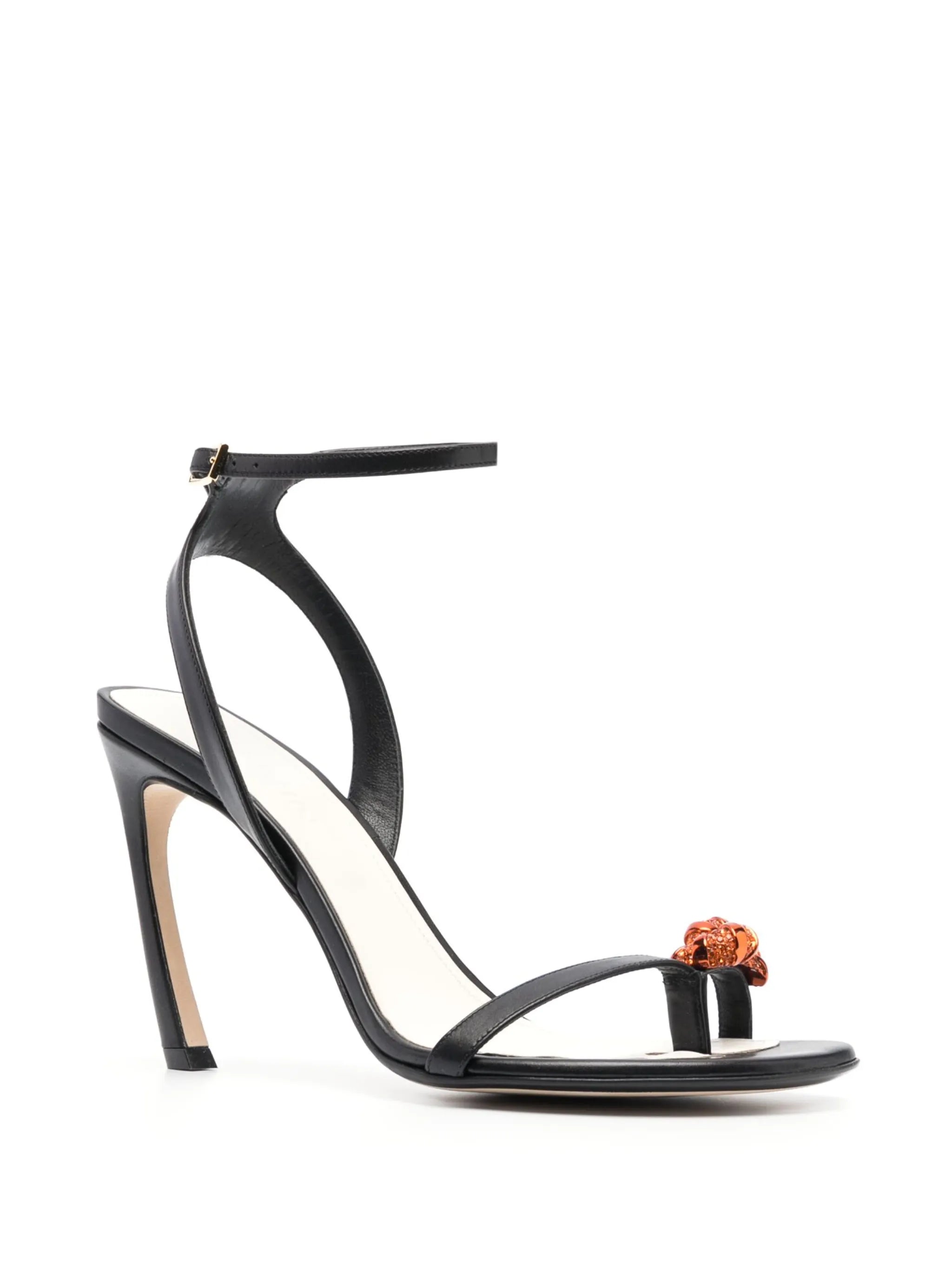 crystal-embellished 105mm sandals