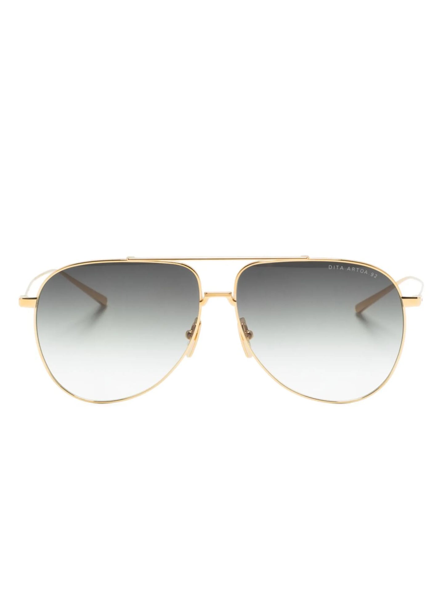 pilot-frame gradient sunglasses