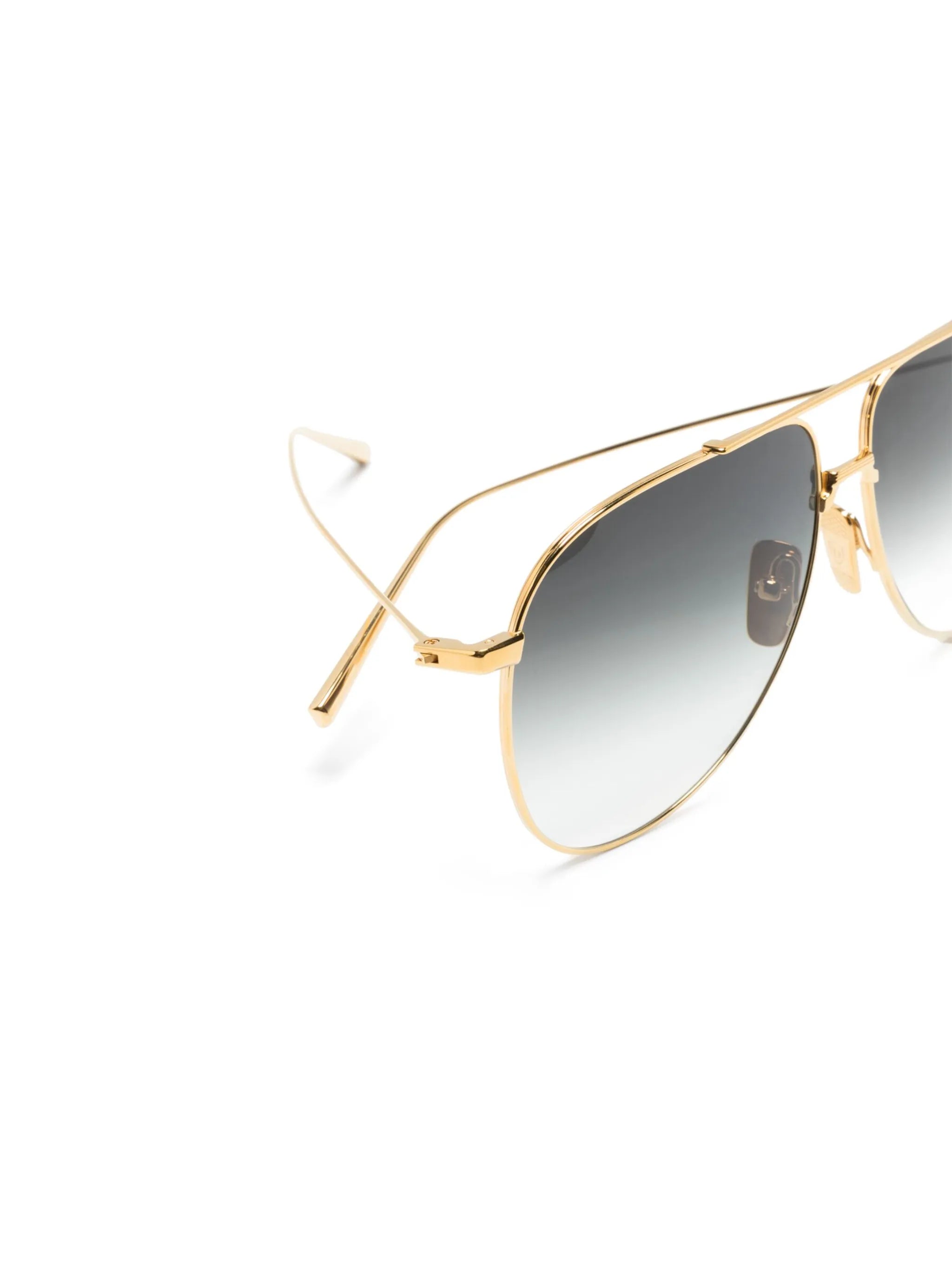 pilot-frame gradient sunglasses