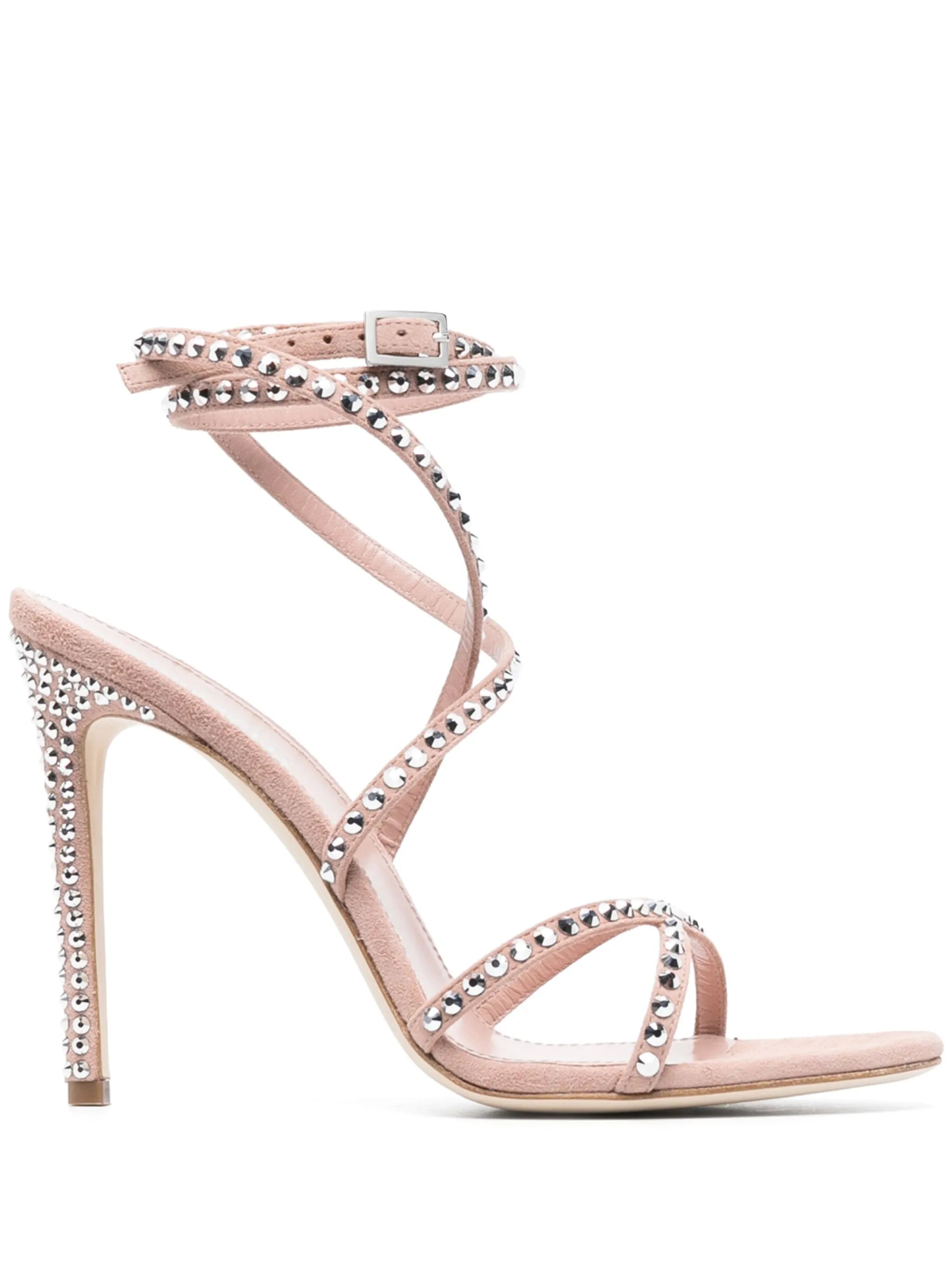 Holly Zoe lace-up 115mm sandals