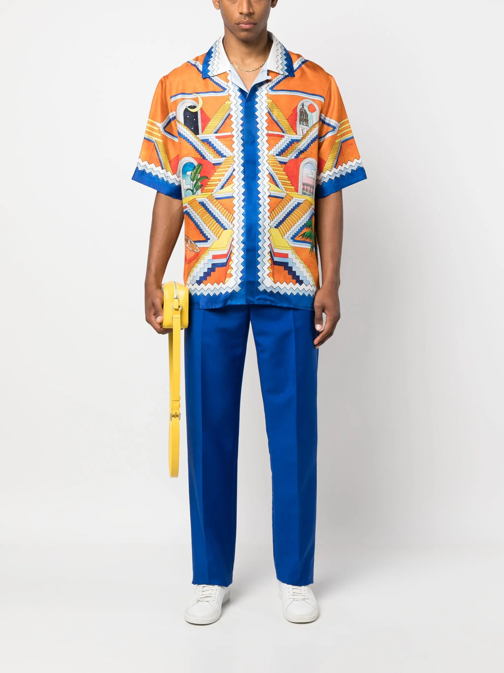 L'Arbre De Vie printed short-sleeved shirt