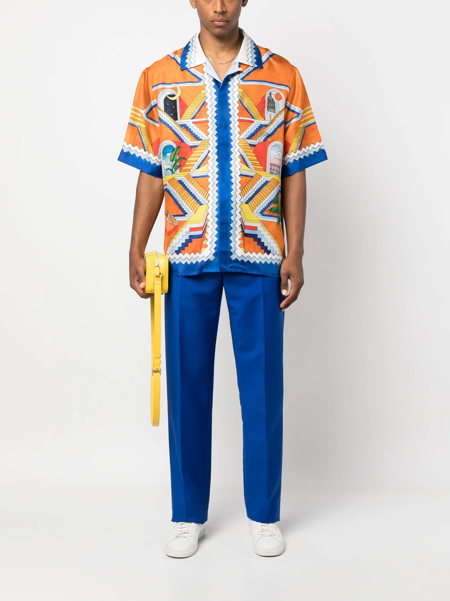 L'Arbre De Vie printed short-sleeved shirt