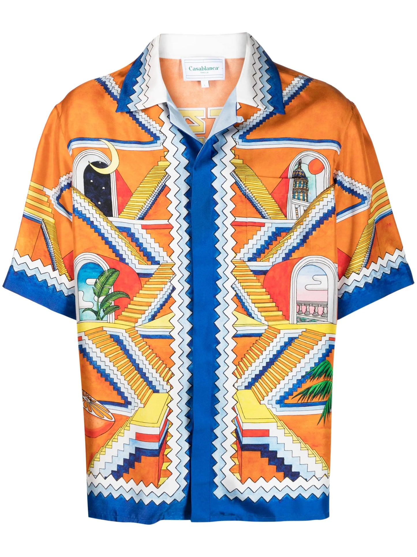 L'Arbre De Vie printed short-sleeved shirt