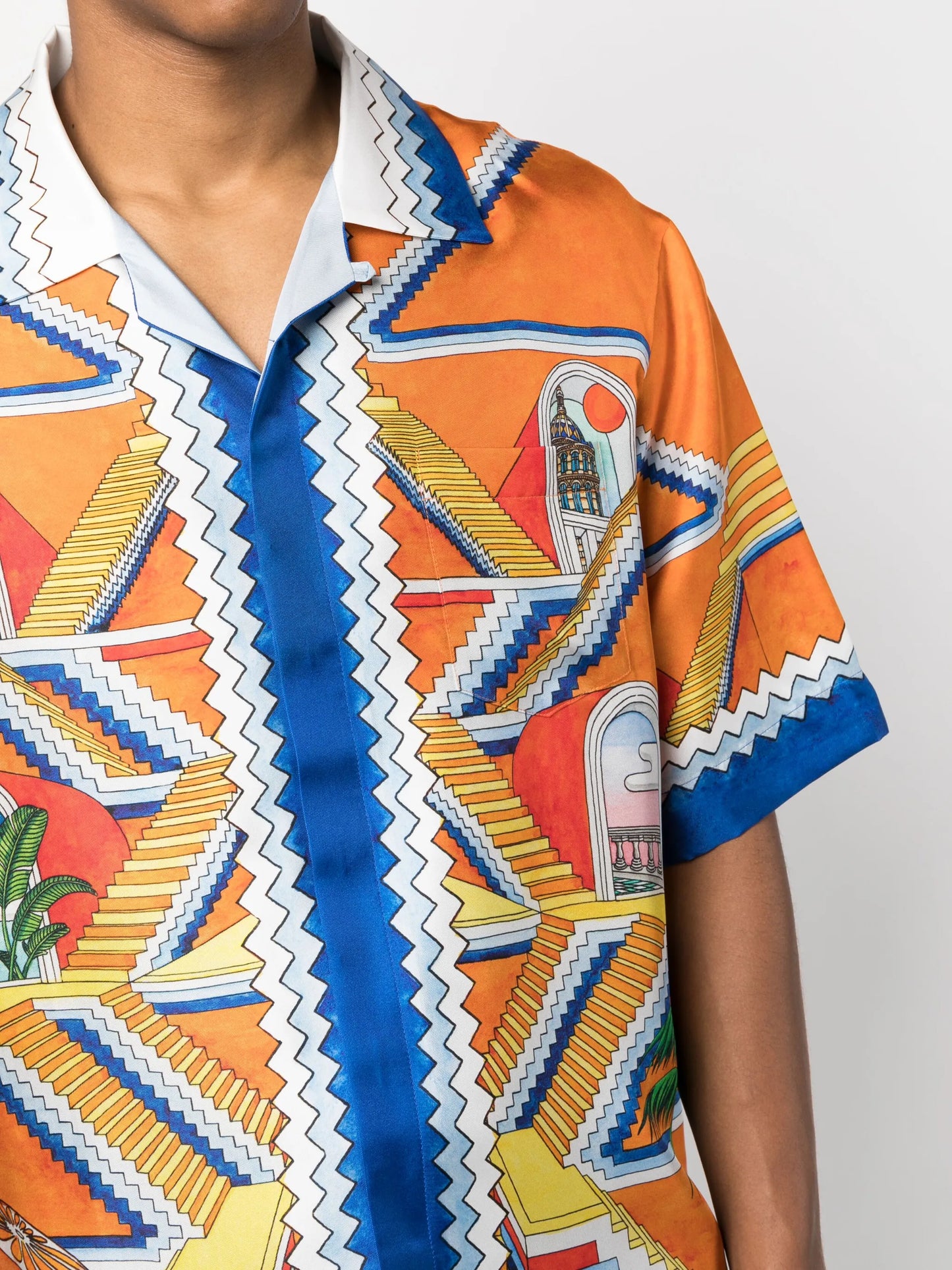 L'Arbre De Vie printed short-sleeved shirt