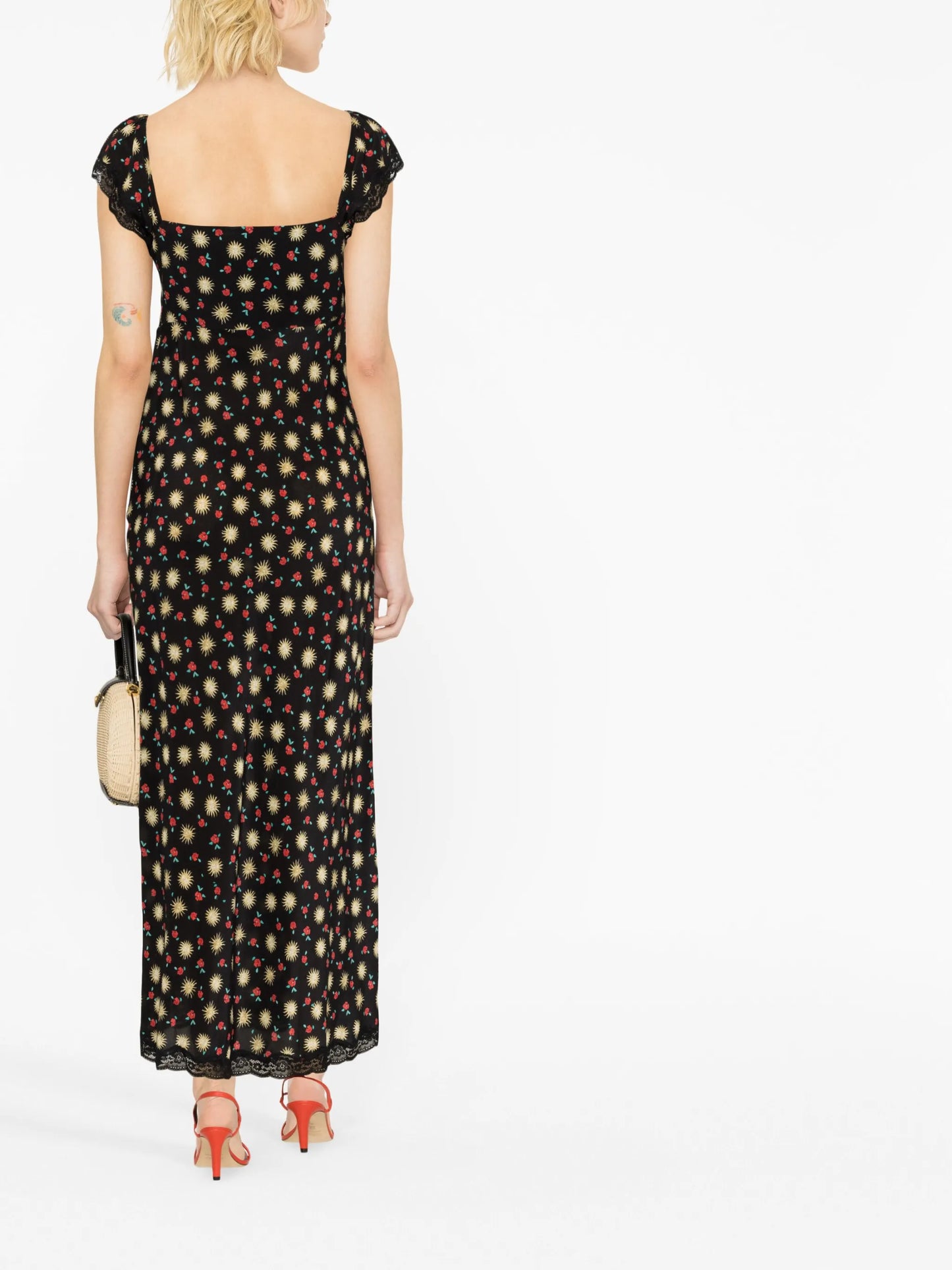 Amala floral-print midi dress