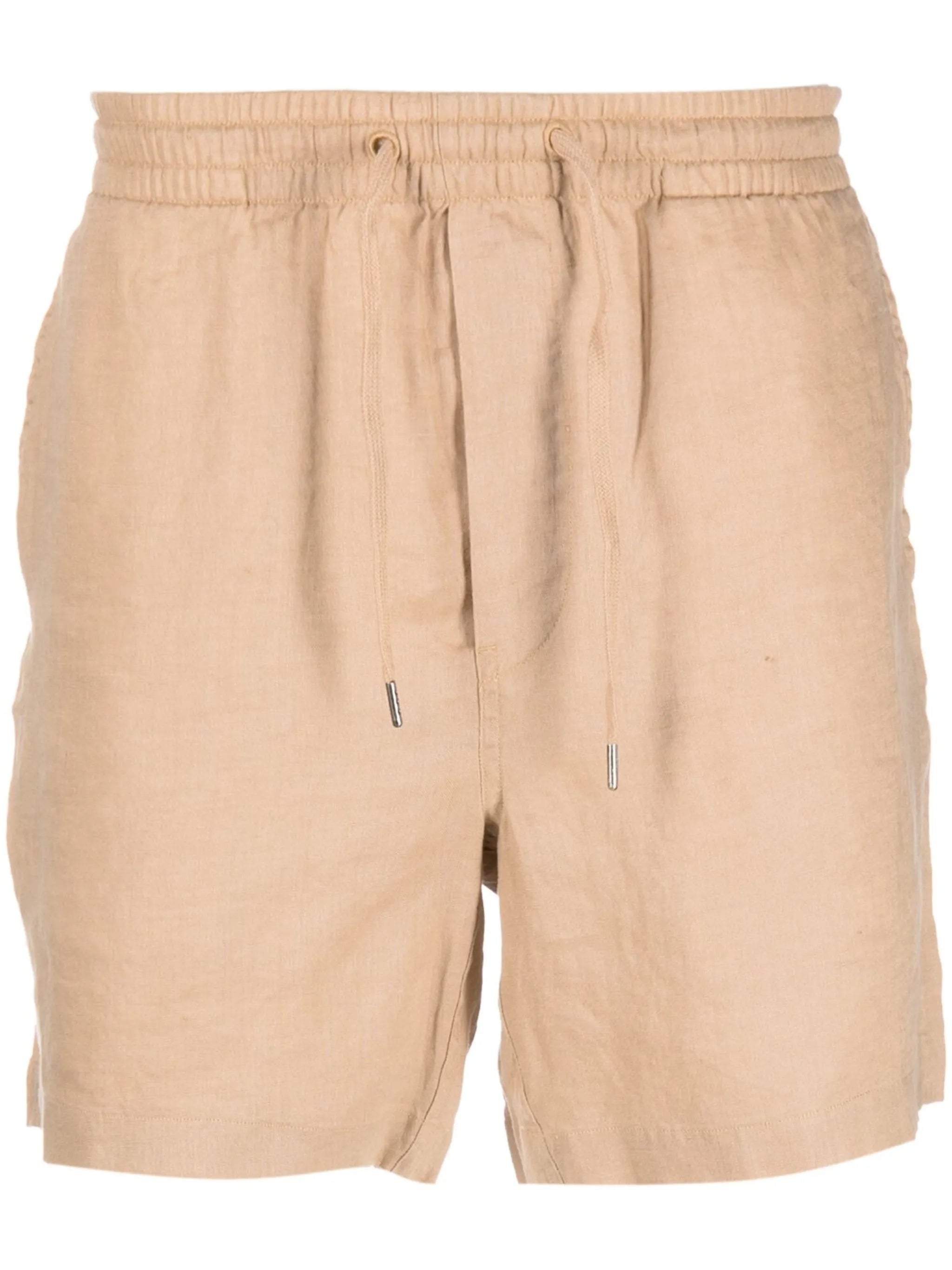Polo Pony-motif linen shorts