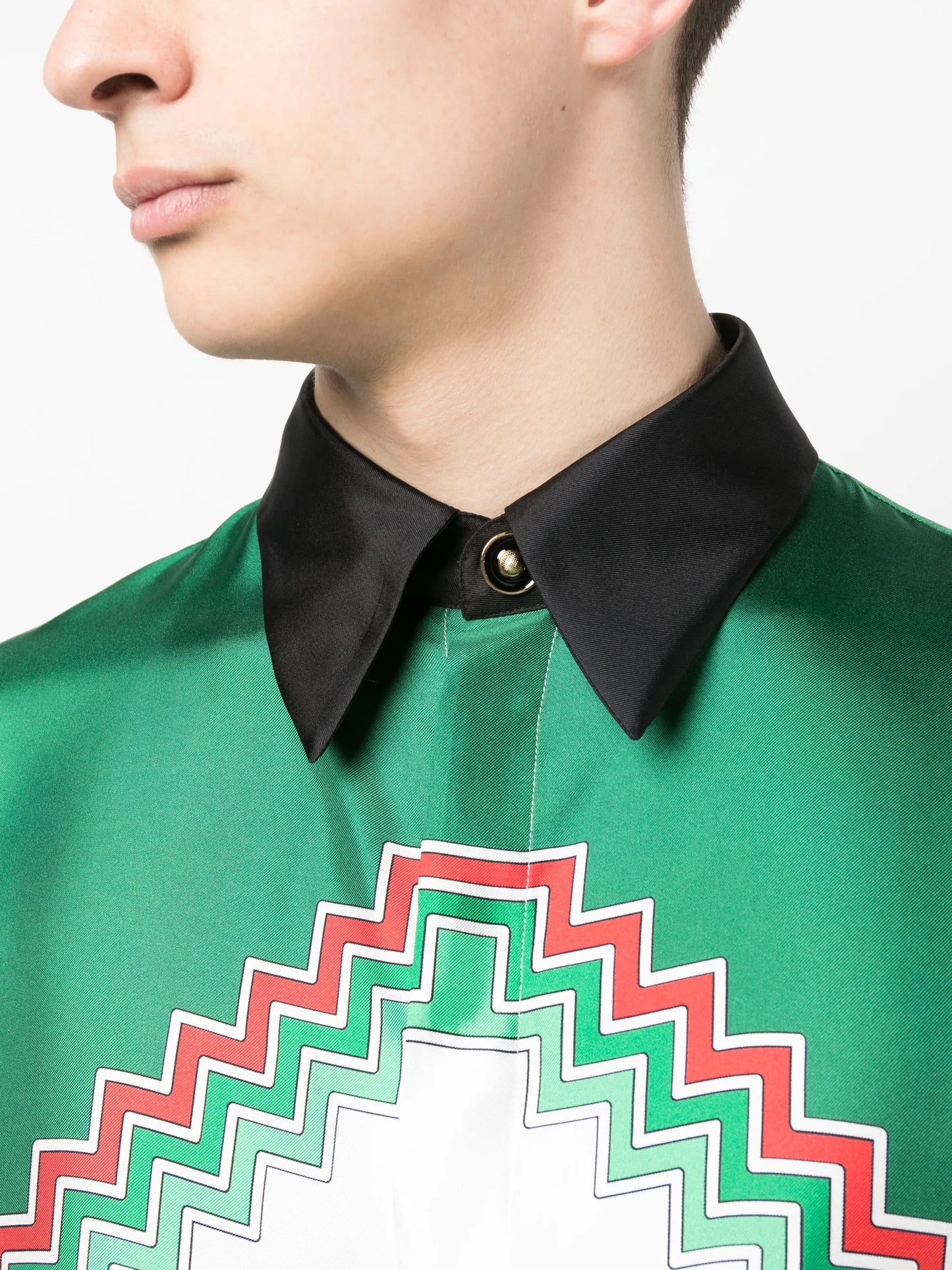 Futuro Optimisto silk shirt