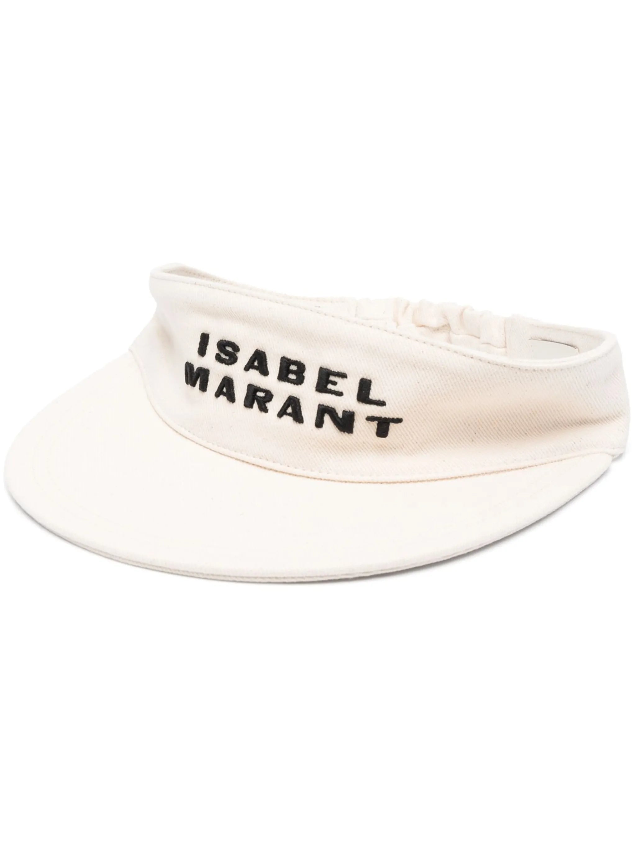 embroidered-logo cotton visor