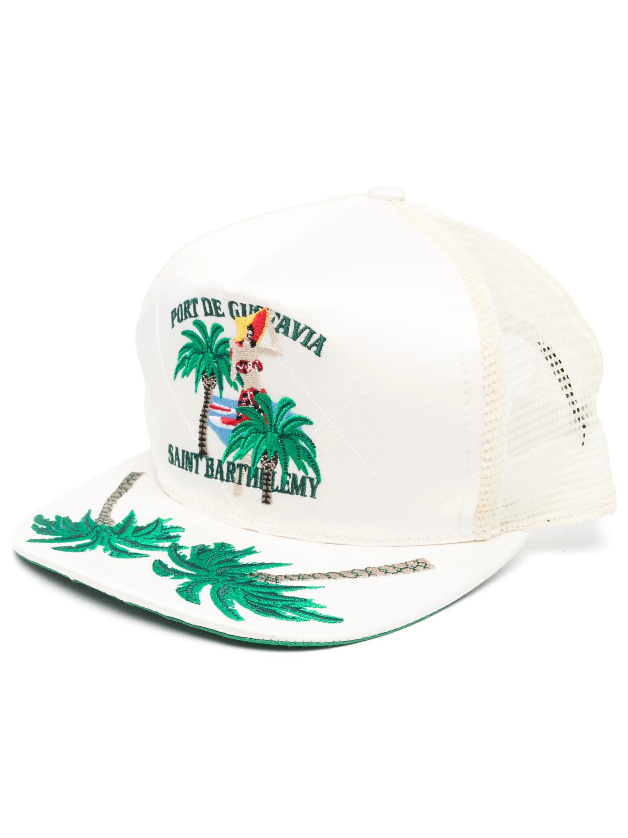 Palm Tree cotton-blend cap
