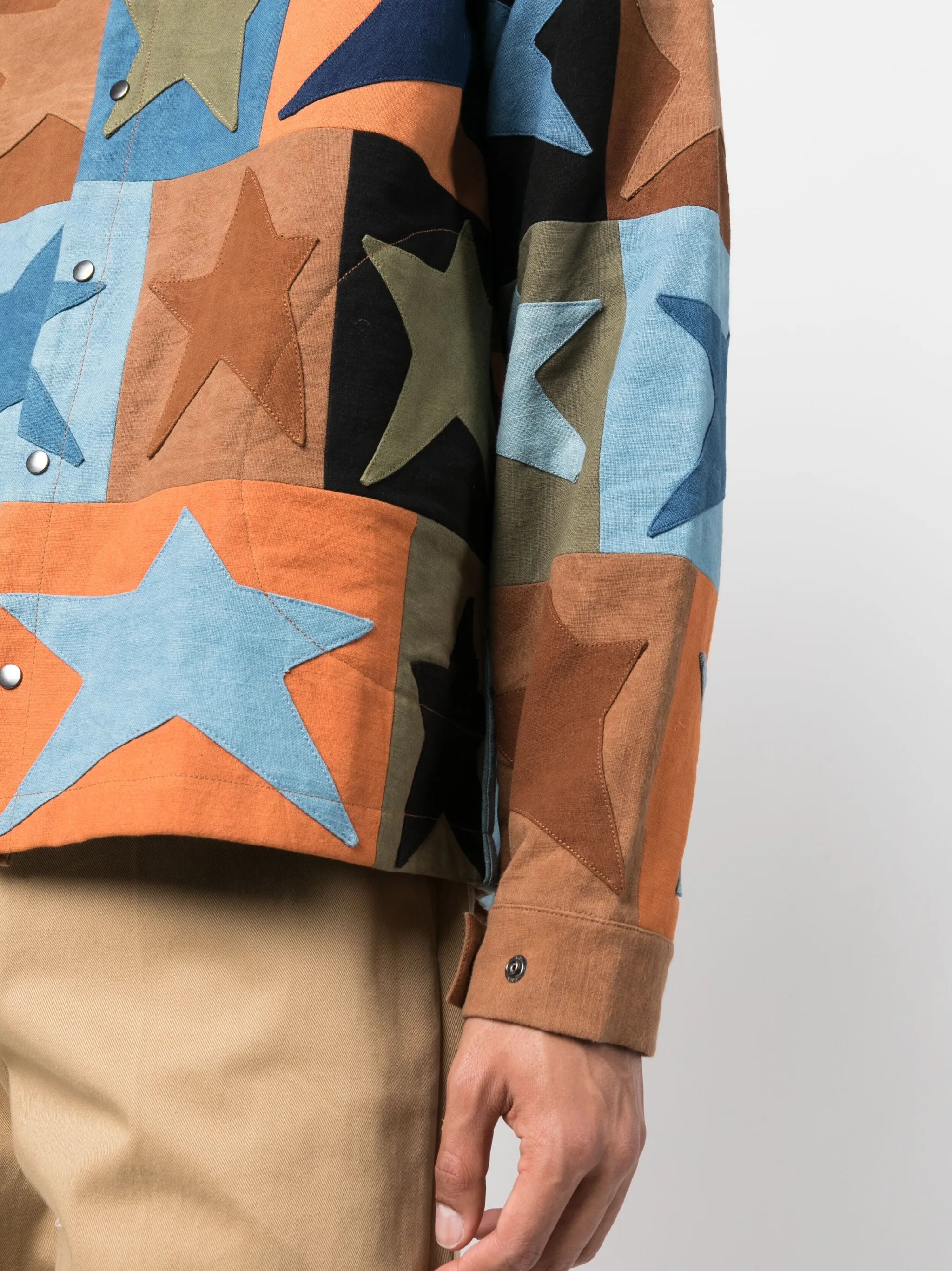 star-print bomber jacket
