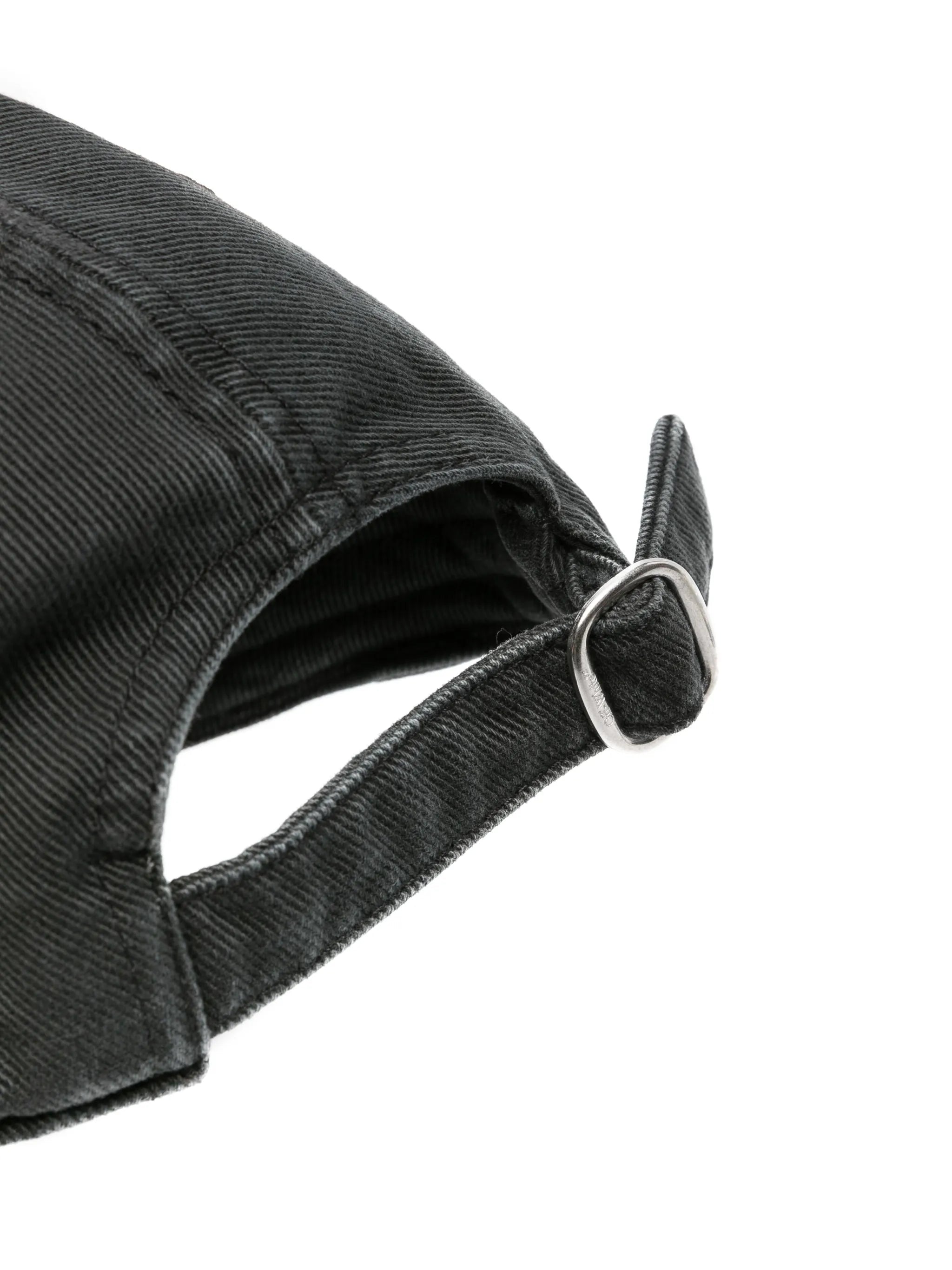 Bookish logo-embroidered distressed cap
