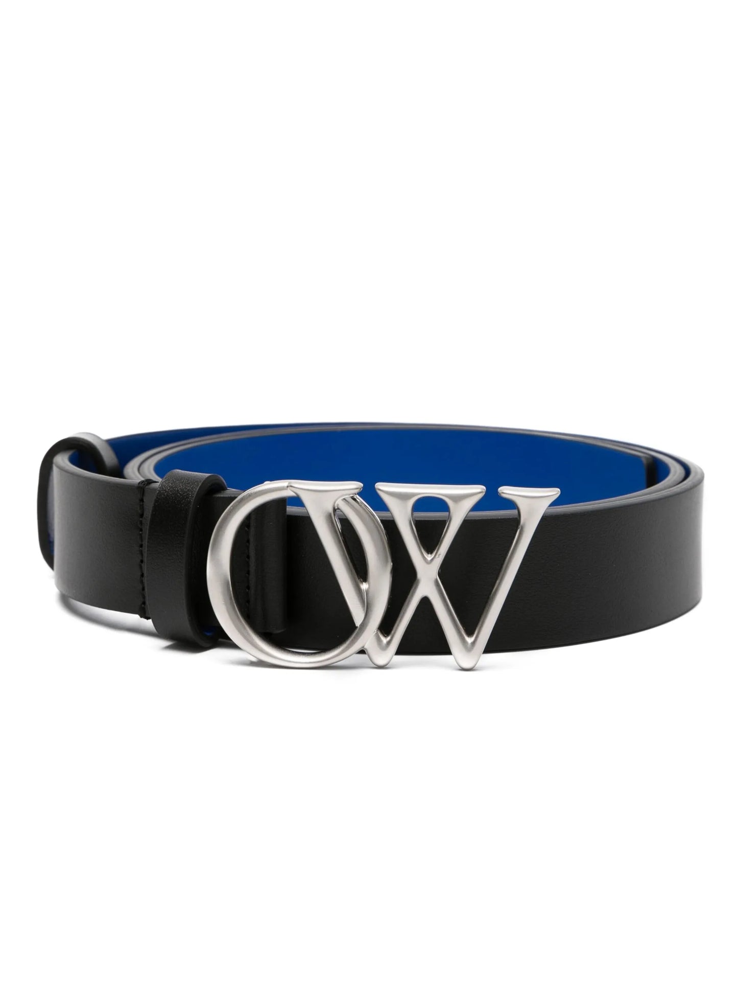 OW-buckle leather belt