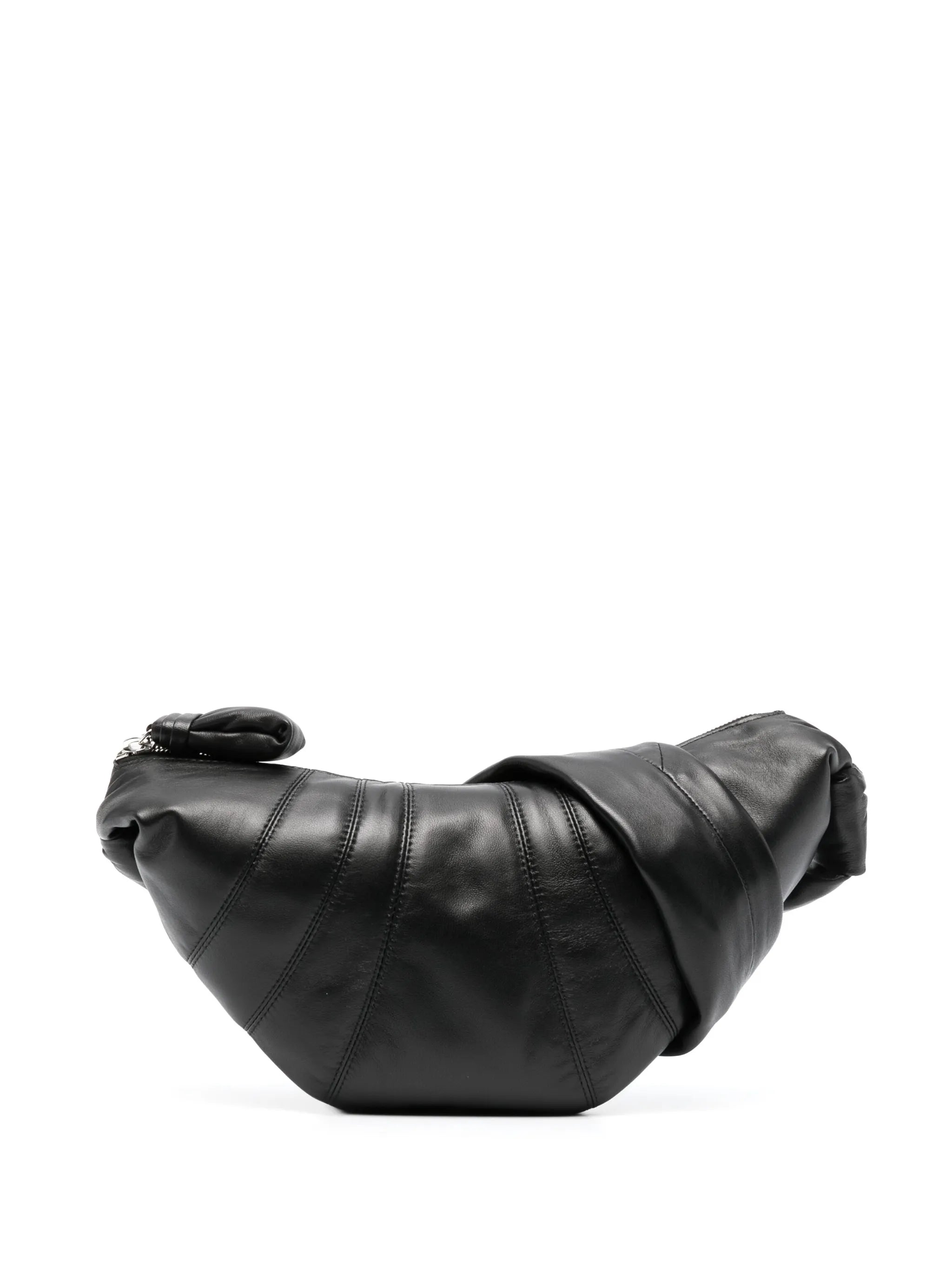 Croissant nappa leather belt bag