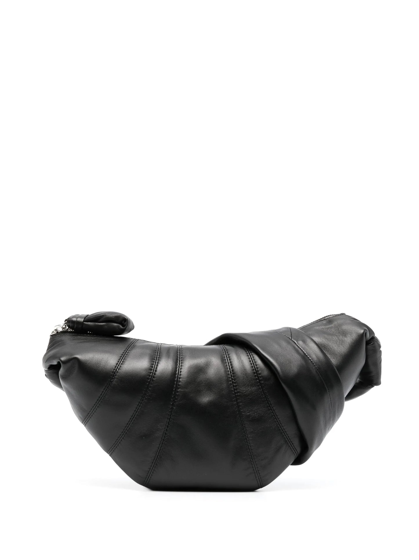Croissant nappa leather belt bag