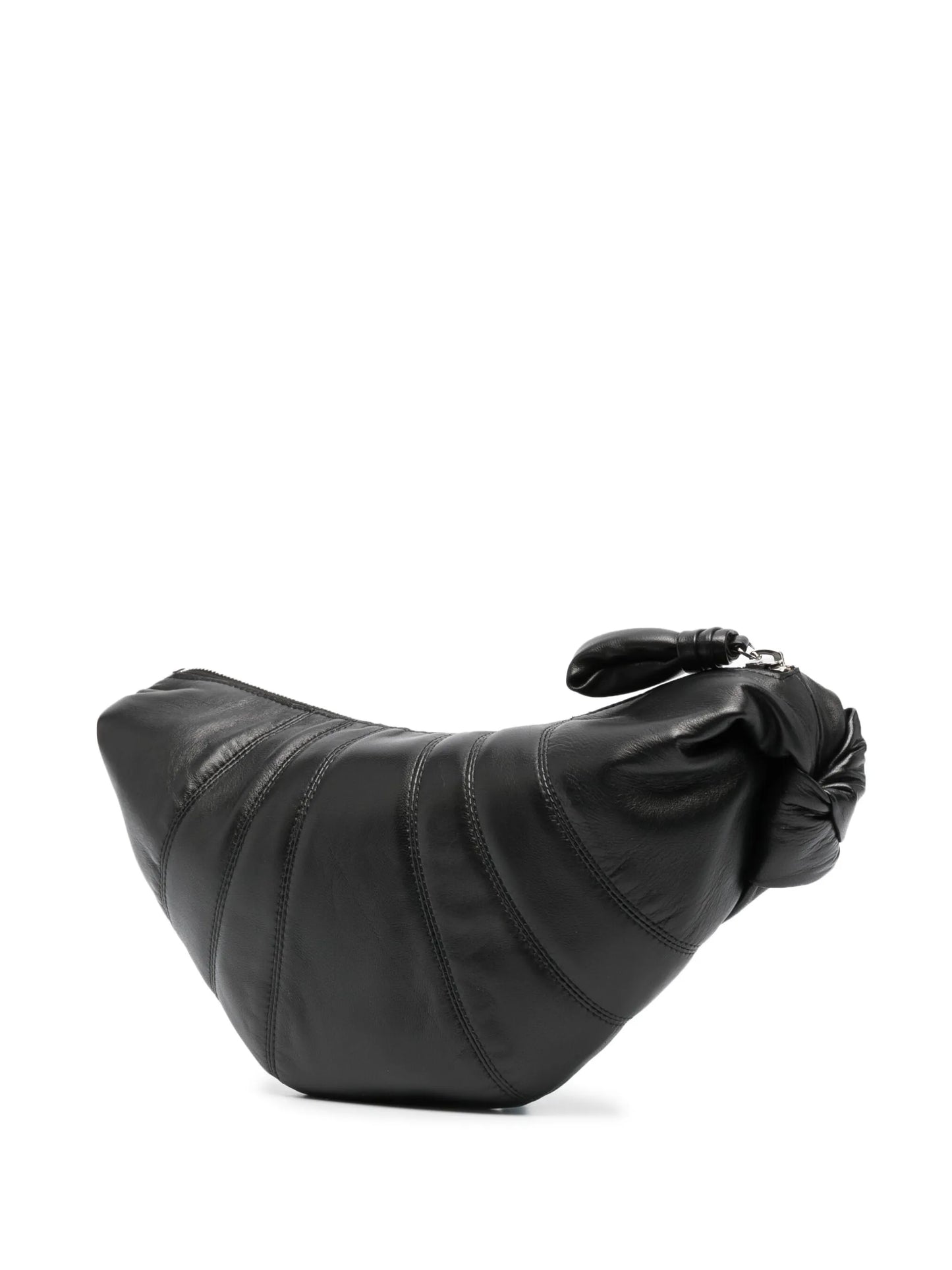 Croissant nappa leather belt bag
