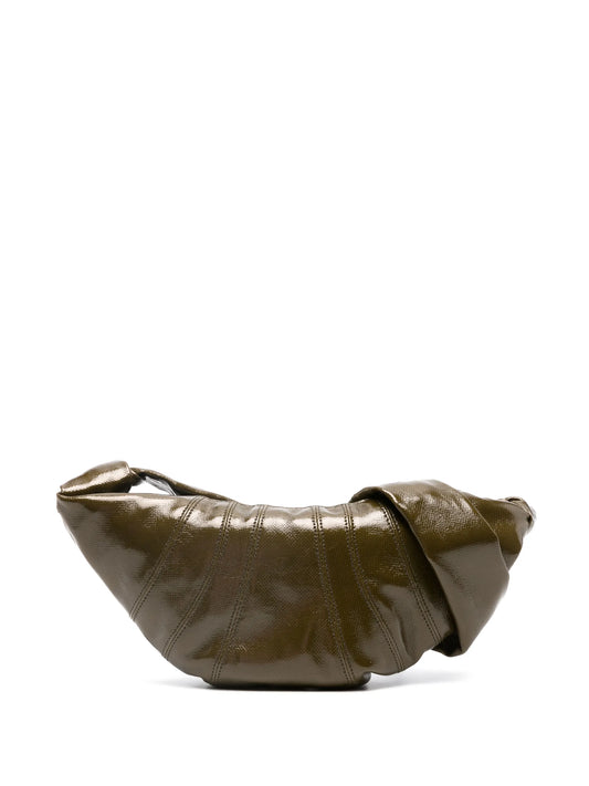 Croissant slouch-body messenger bags