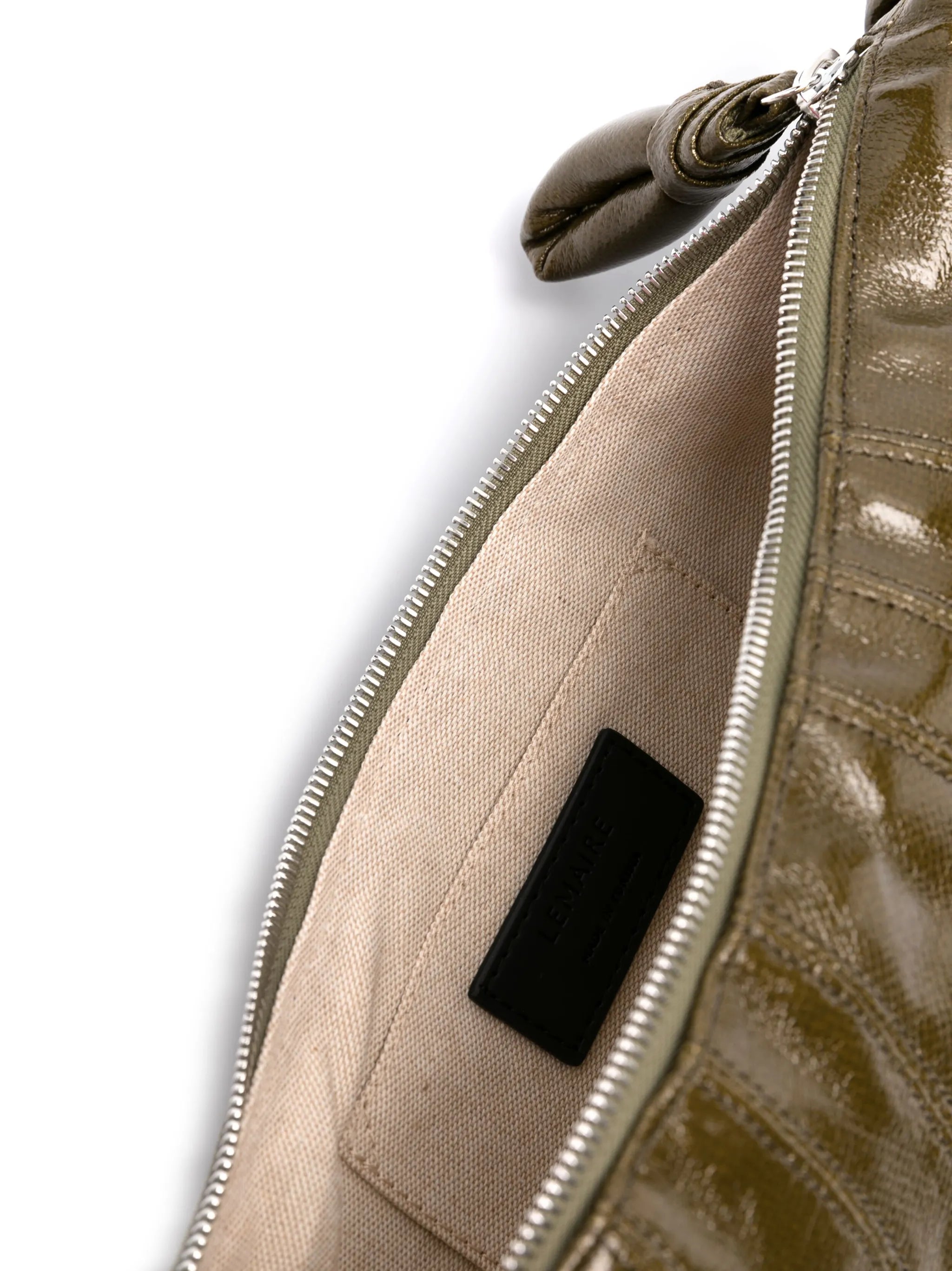 Croissant slouch-body messenger bags