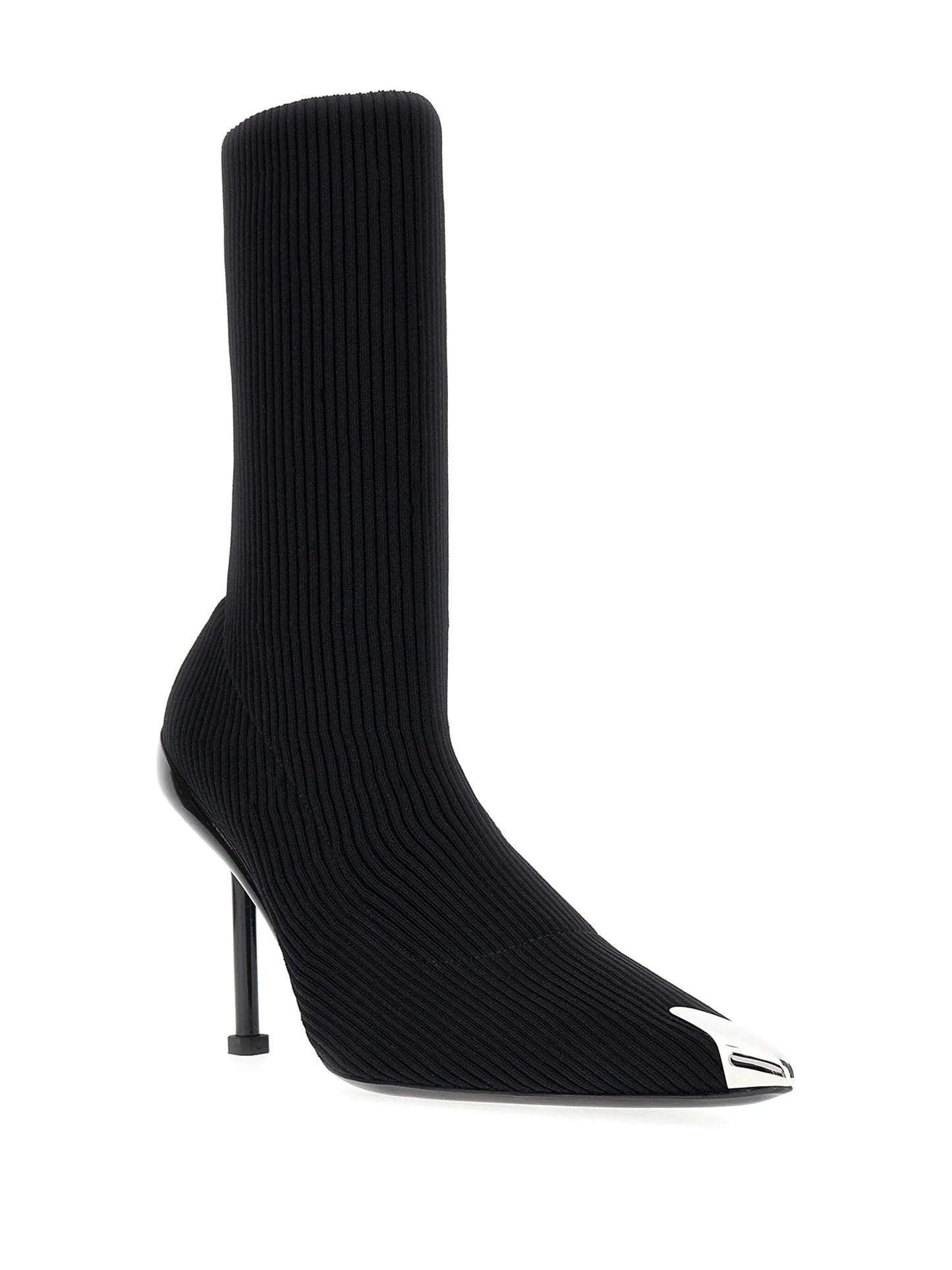 Slash 90mm ribbed-knit boots
